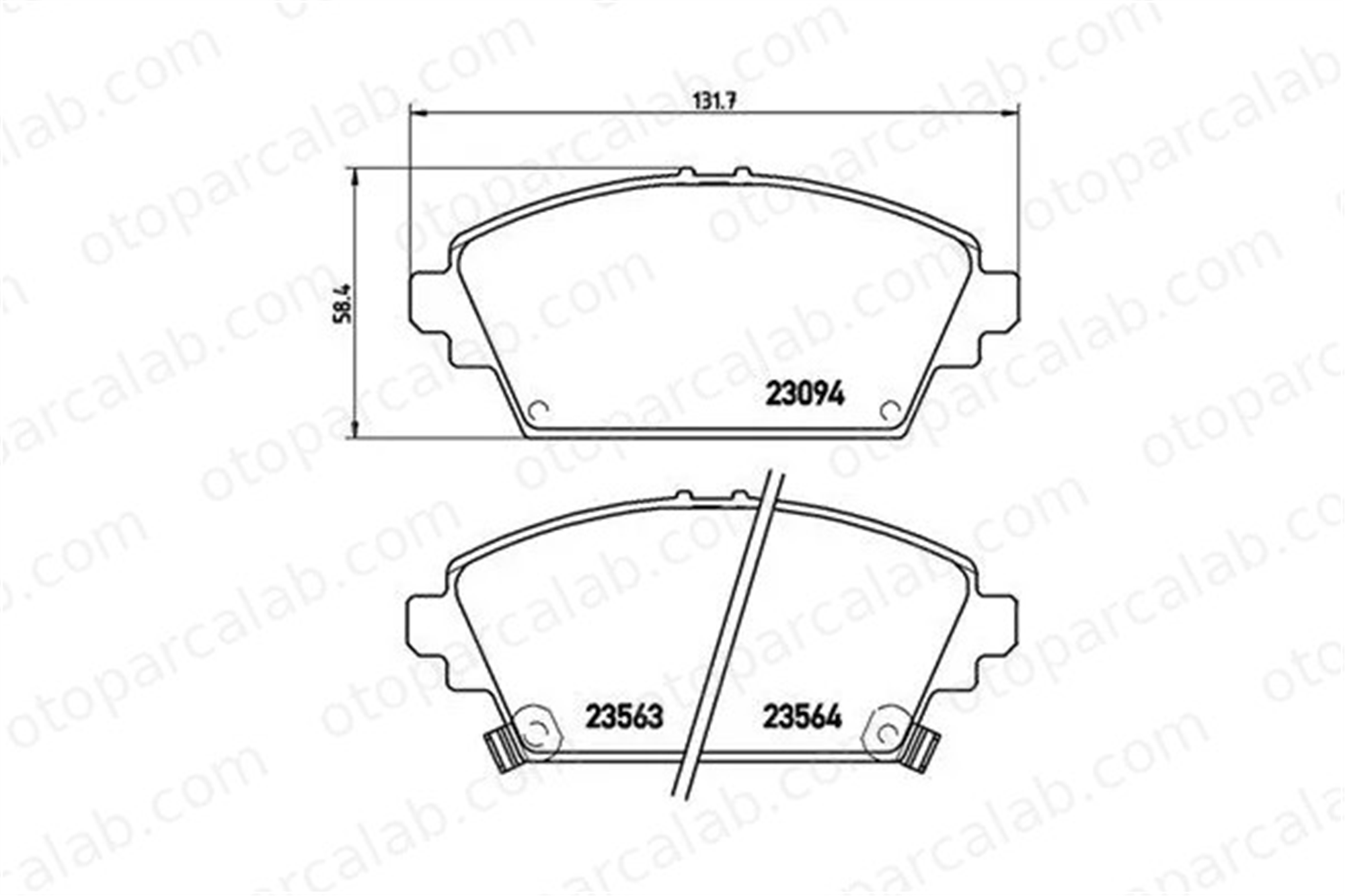 MAGNETI MARELLI 363700428029 Fren Disk Balata Ön NISSAN PRIMERA PRIMERA Hatchback 363700428029 45022S1AE00