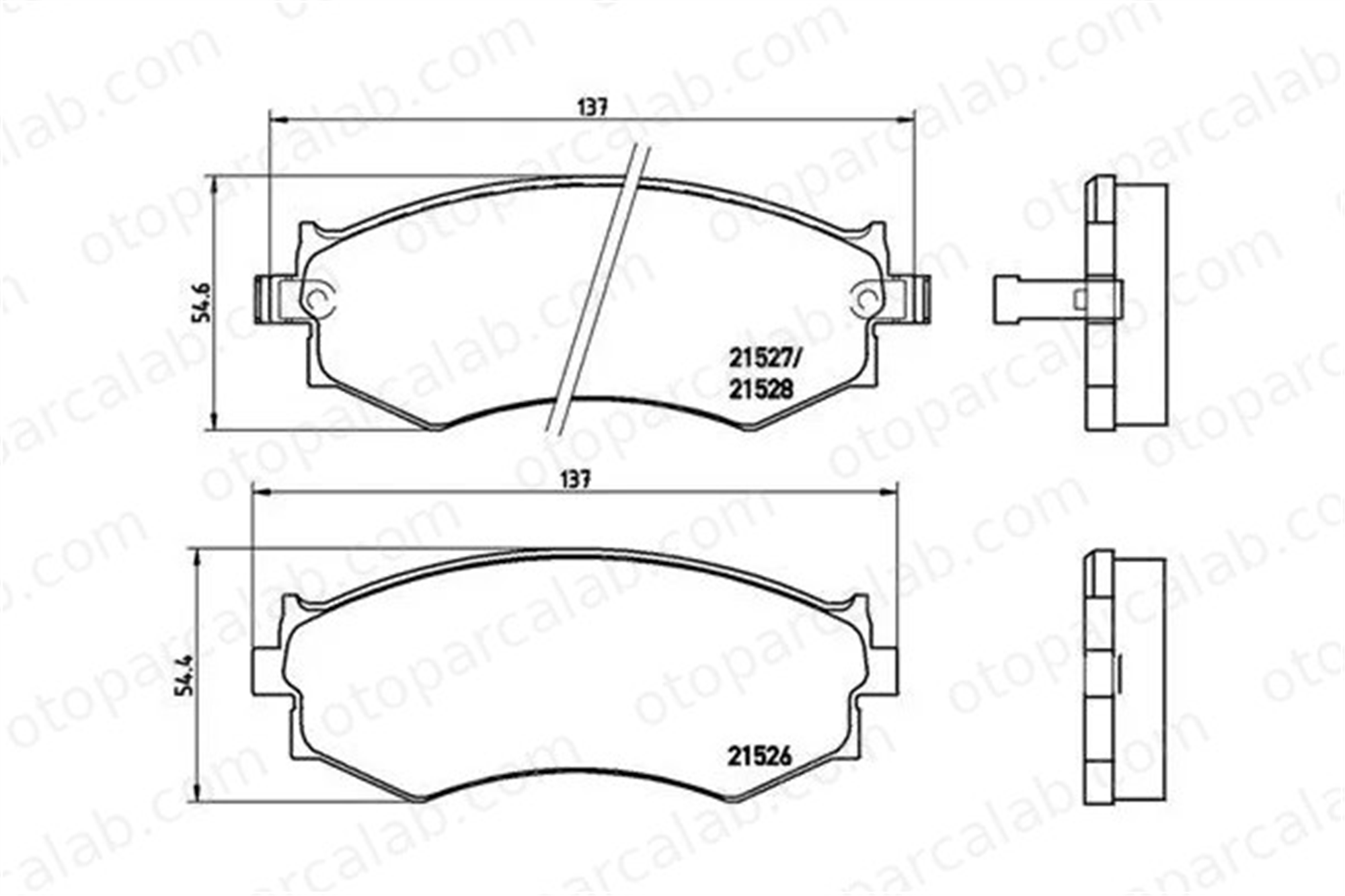 MAGNETI MARELLI 363700430002 Fren Disk Balata Ön NISSAN PRAIRIE PRO PRIMERA Traveller 363700430002 5810133A00
