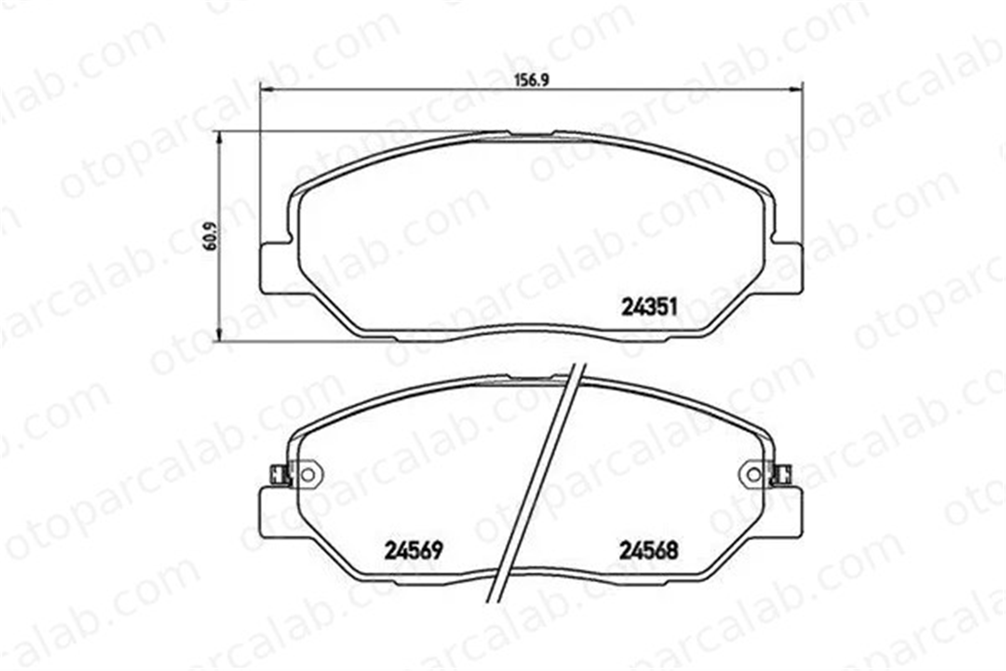MAGNETI MARELLI 363700430036 Fren Disk Balata Ön HYUNDAI SANTA FÉ III SANTA FÉ II 363700430036 581010WA00