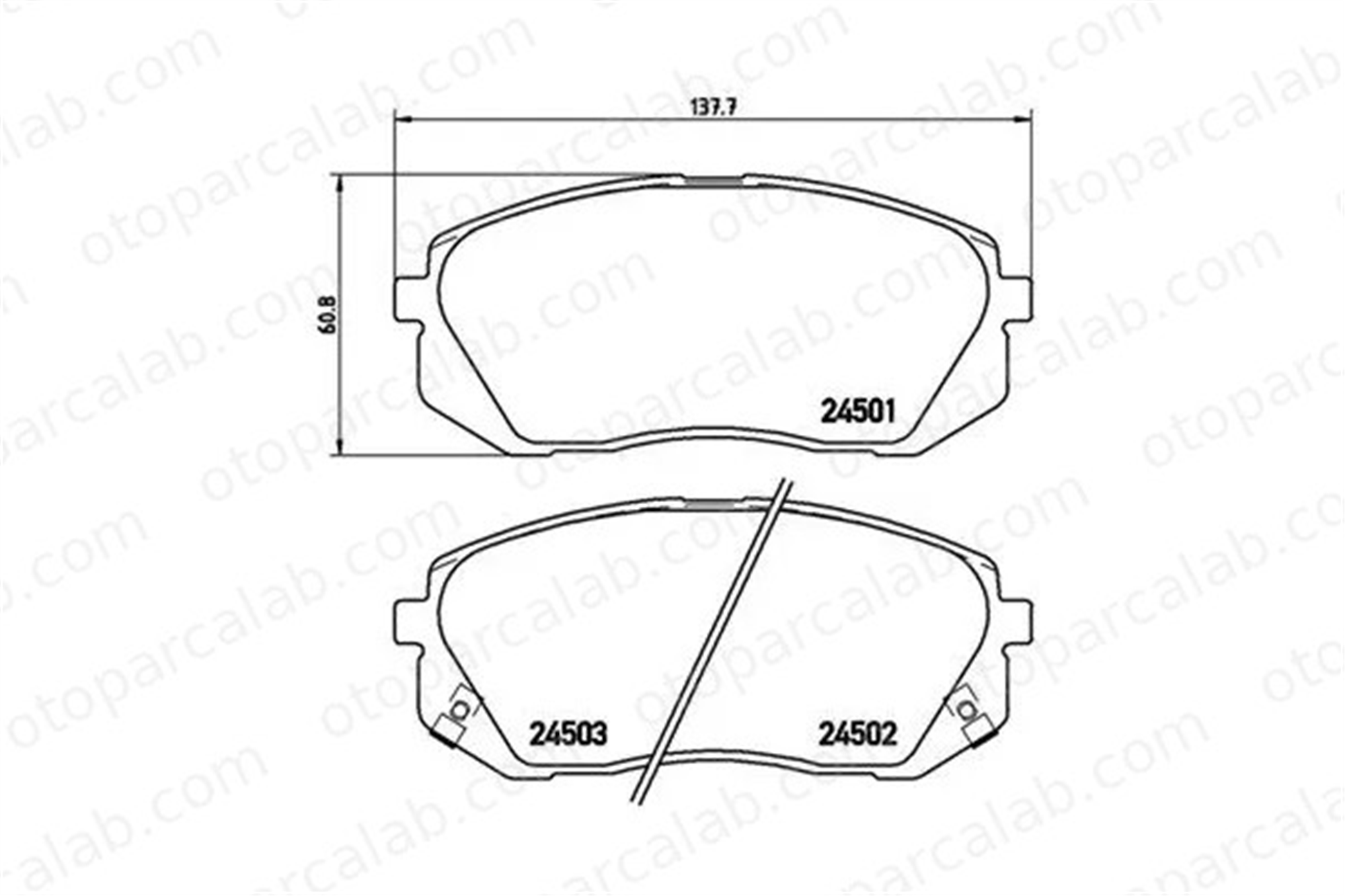 MAGNETI MARELLI 363700430039 Fren Disk Balata Ön KIA SPORTAGE II CARENS III MPV 363700430039 581013ZA00