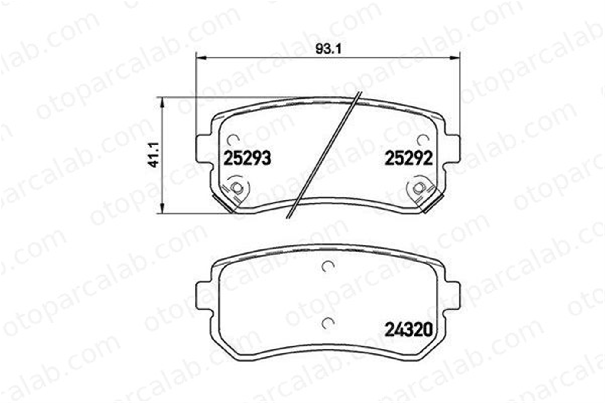 MAGNETI MARELLI 363700430051 Fren Disk Balata Arka KIA SPORTAGE IV HYUNDAI ix35 363700430051 B3110560400