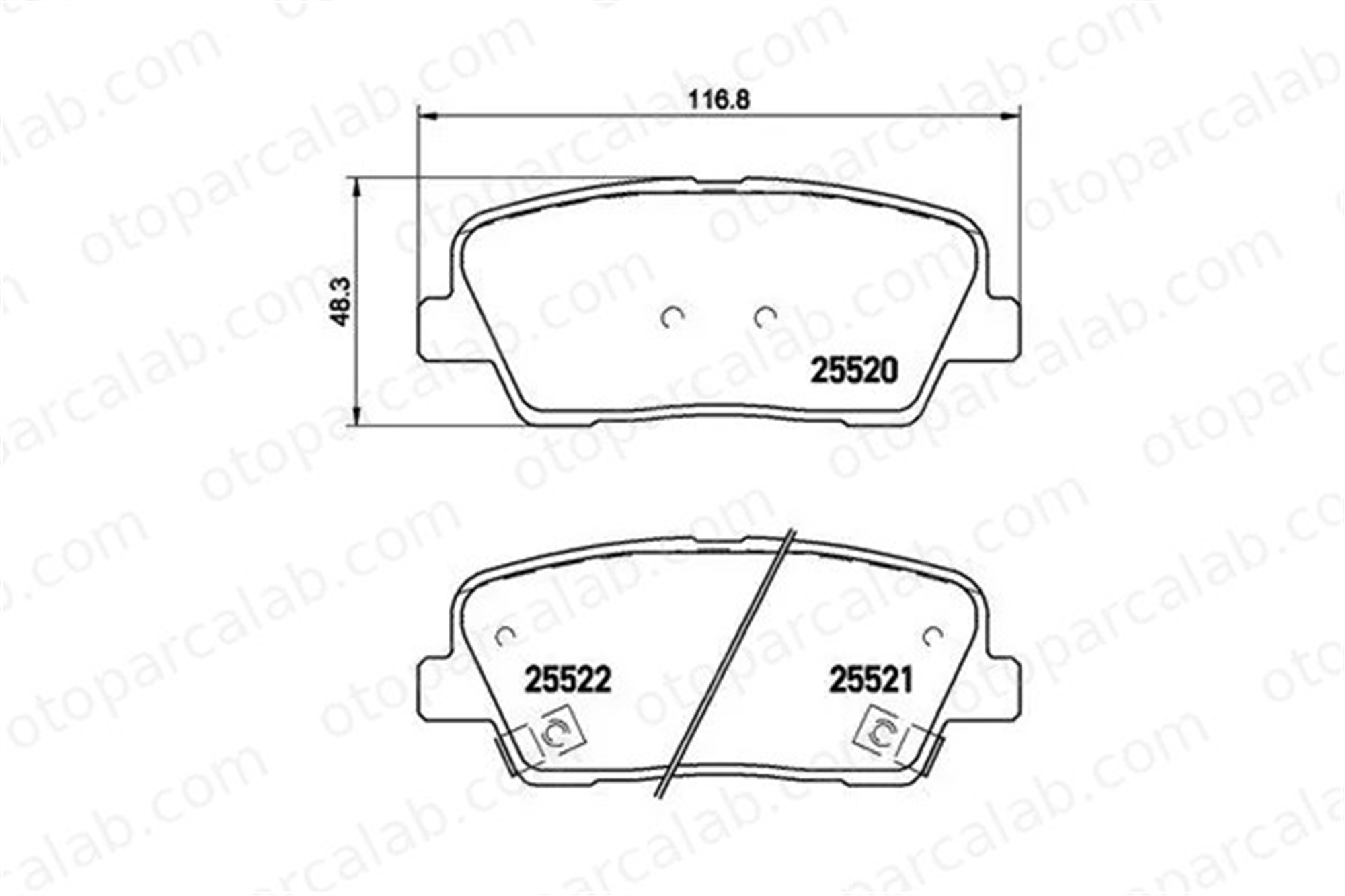 MAGNETI MARELLI 363700430063 Fren Disk Balata Arka HYUNDAI SANTA FÉ II KIA SORENTO II 363700430063 583020WA00