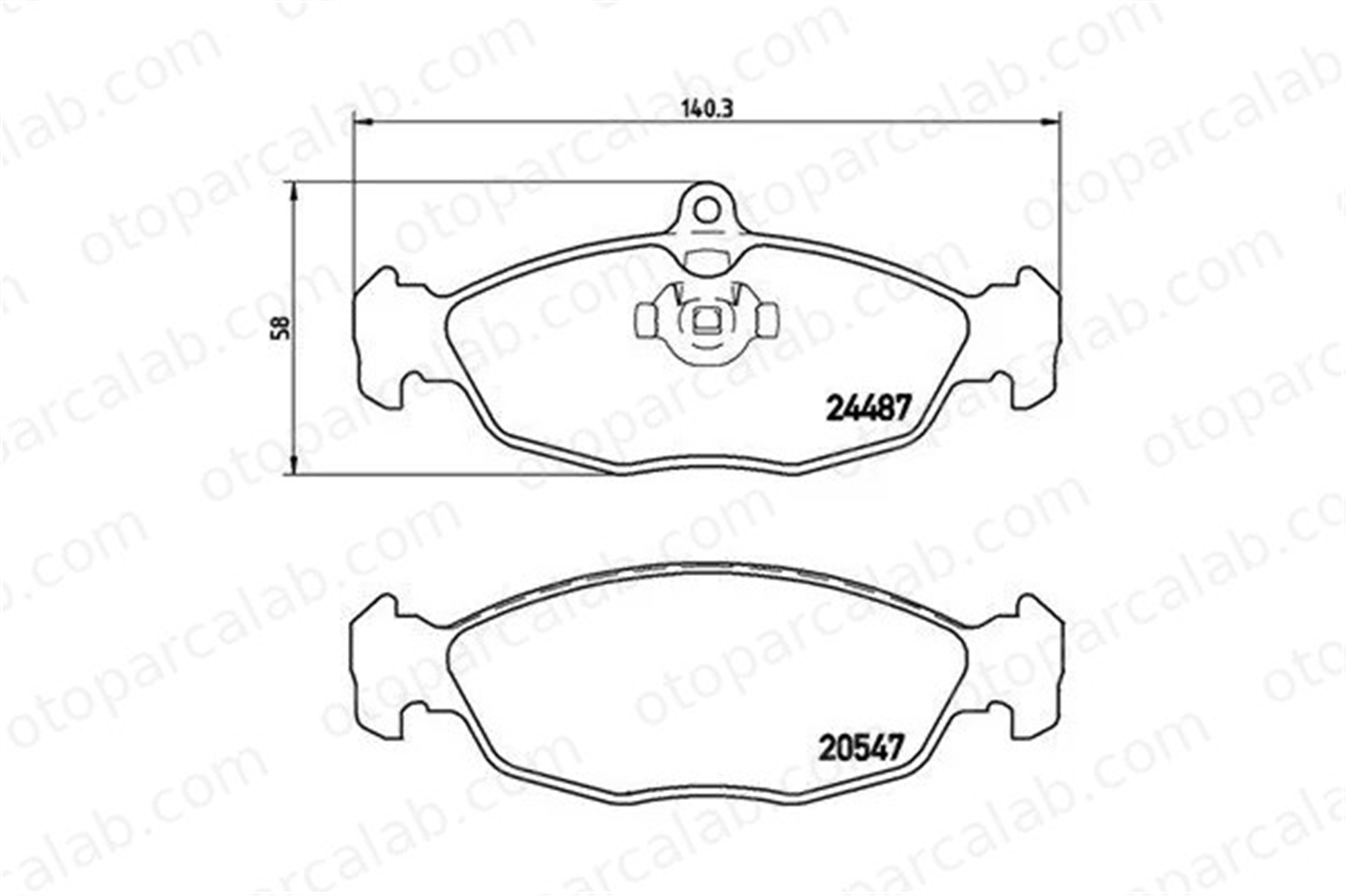 MAGNETI MARELLI 363700436017 Fren Disk Balata Arka JAGUAR XJ XK 8 Convertible 363700436017 JLM021220
