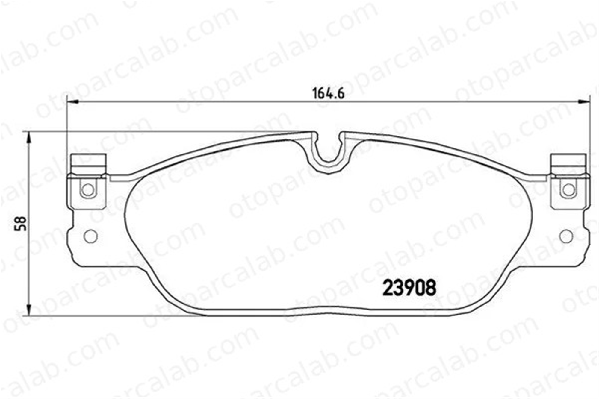 MAGNETI MARELLI 363700436021 Fren Disk Balata Ön JAGUAR XJ S-TYPE II 363700436021 C2C15990