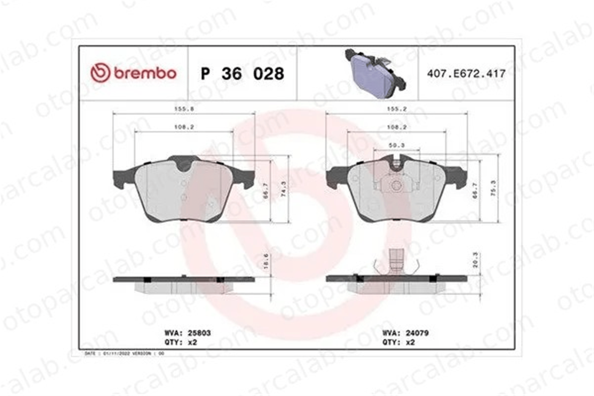 MAGNETI MARELLI 363700436028 Fren Disk Balata Ön JAGUAR F-TYPE Cabrio F-TYPE Coupe 363700436028 C2031788