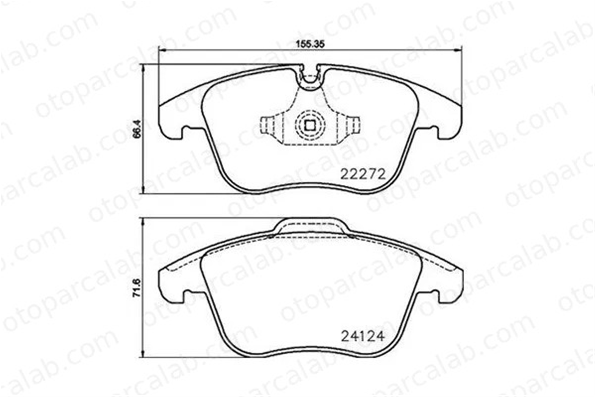 MAGNETI MARELLI 363700436030 Fren Disk Balata Ön JAGUAR XE XF I 363700436030 C2D48652