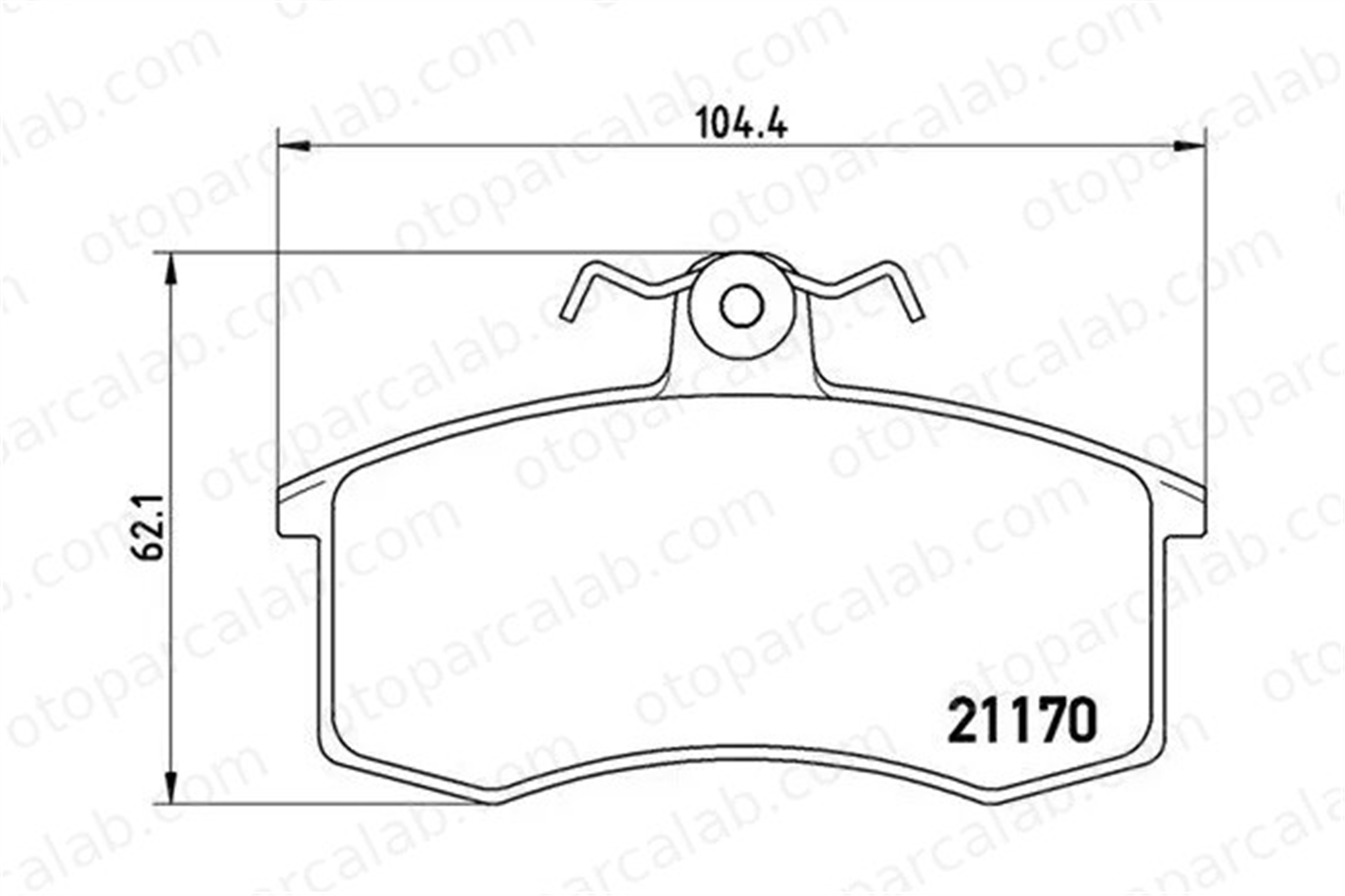 MAGNETI MARELLI 363700441003 Fren Disk Balata Ön LADA SAMARA SAMARA Sedan 363700441003 410105PA0D