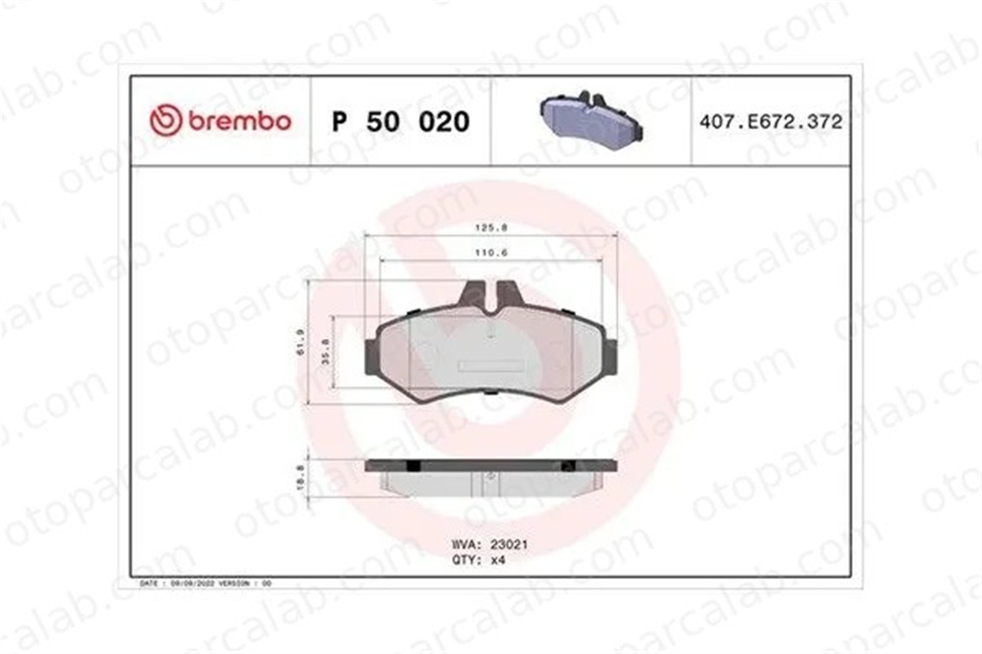 MAGNETI MARELLI 363700450020 Fren Disk Balata Arka MERCEDES-BENZ G-SERISI PUCH G-MODELL 363700450020 5103557AA