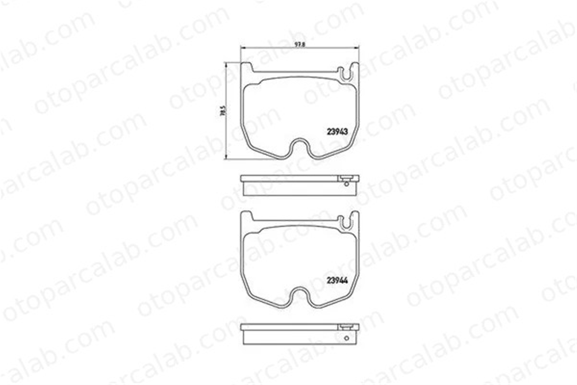 MAGNETI MARELLI 363700450062 Fren Disk Balata Ön MERCEDES-BENZ SL S-SERISI 363700450062 34204020