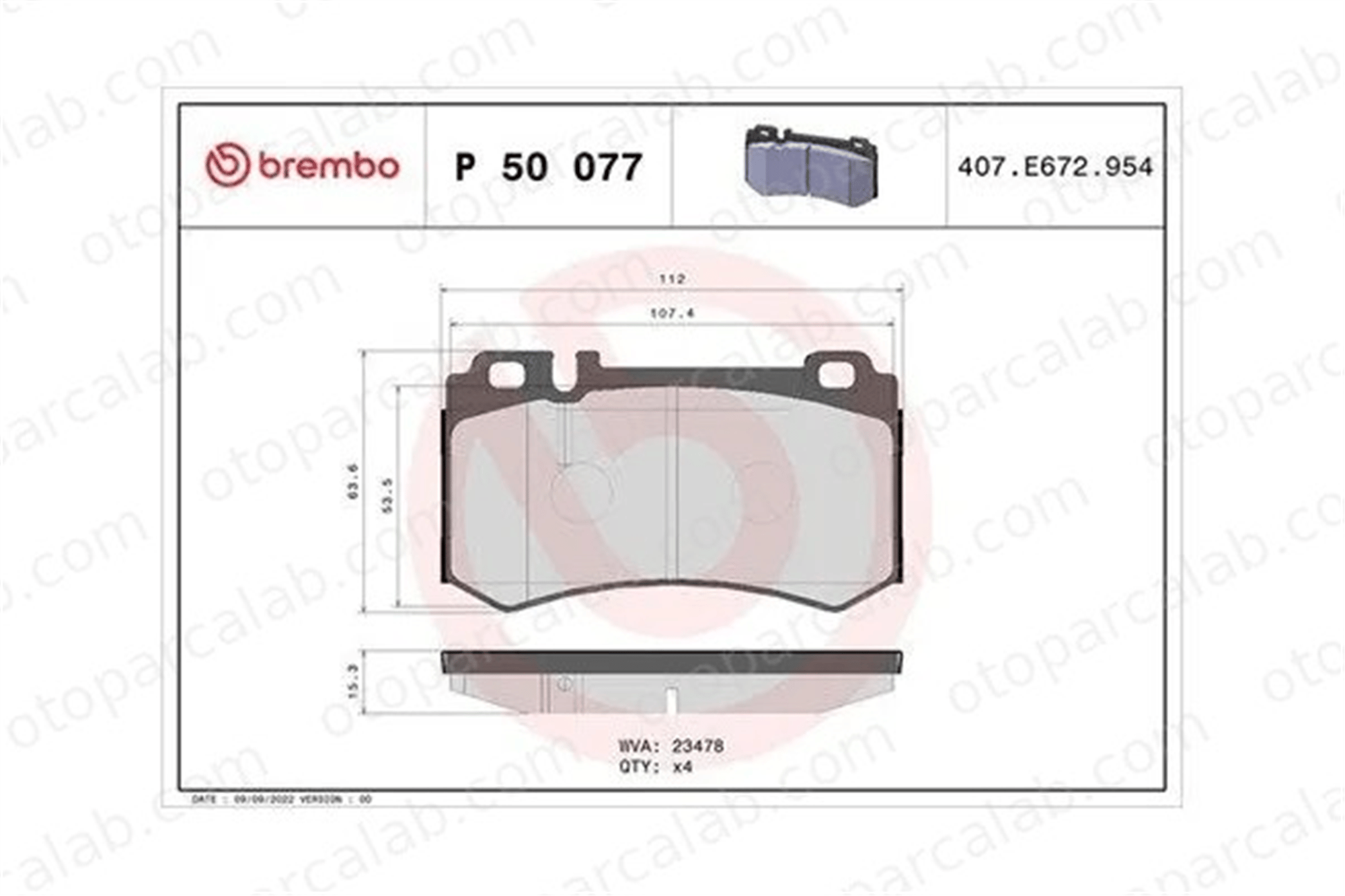 MAGNETI MARELLI 363700450077 Fren Disk Balata Arka MERCEDES-BENZ S-SERISI CLK 363700450077 3420622041