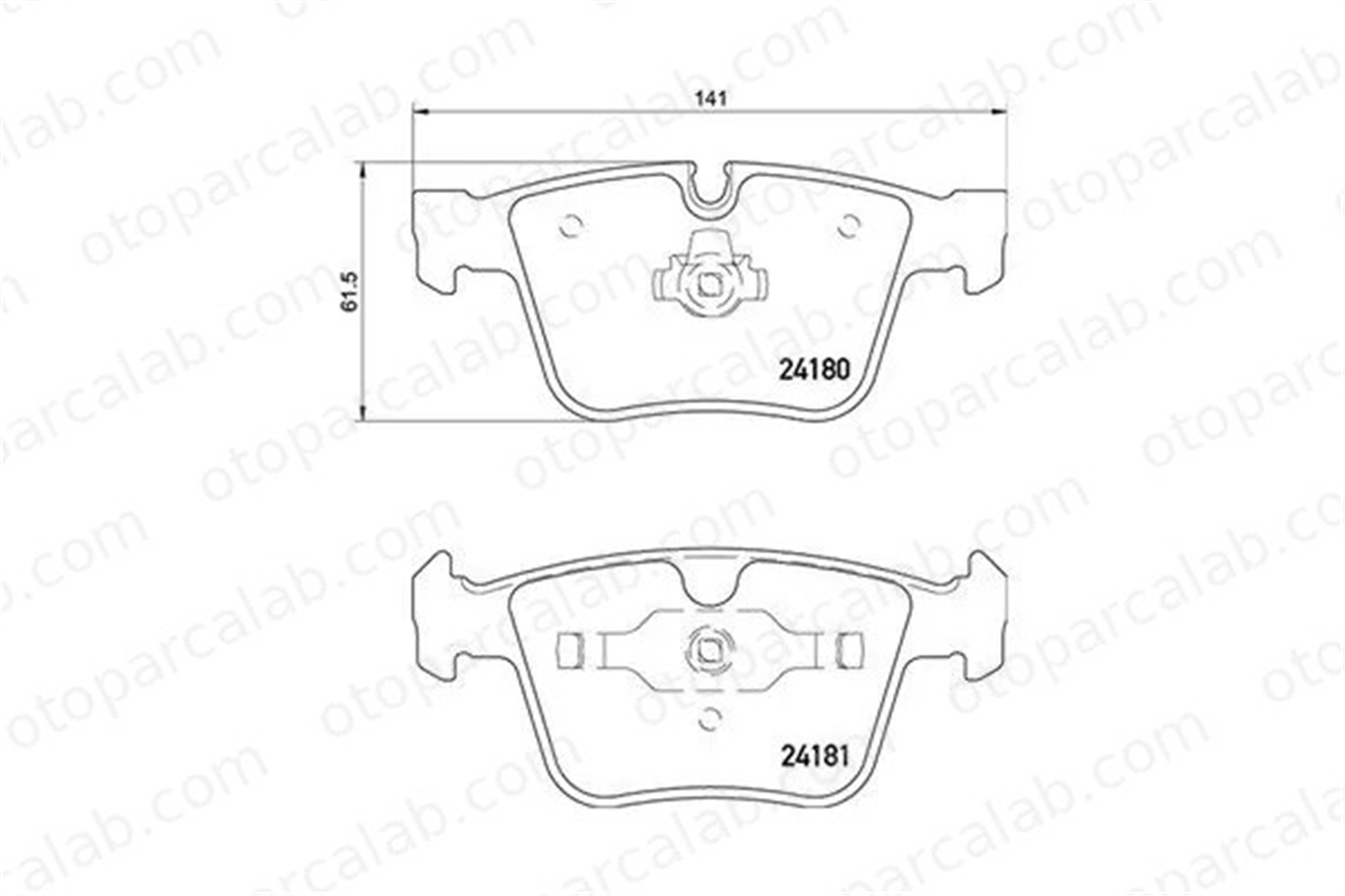 MAGNETI MARELLI 363700450116 Fren Disk Balata Arka MERCEDES-BENZ S-SERISI S-SERISI Coupe 363700450116 4207004