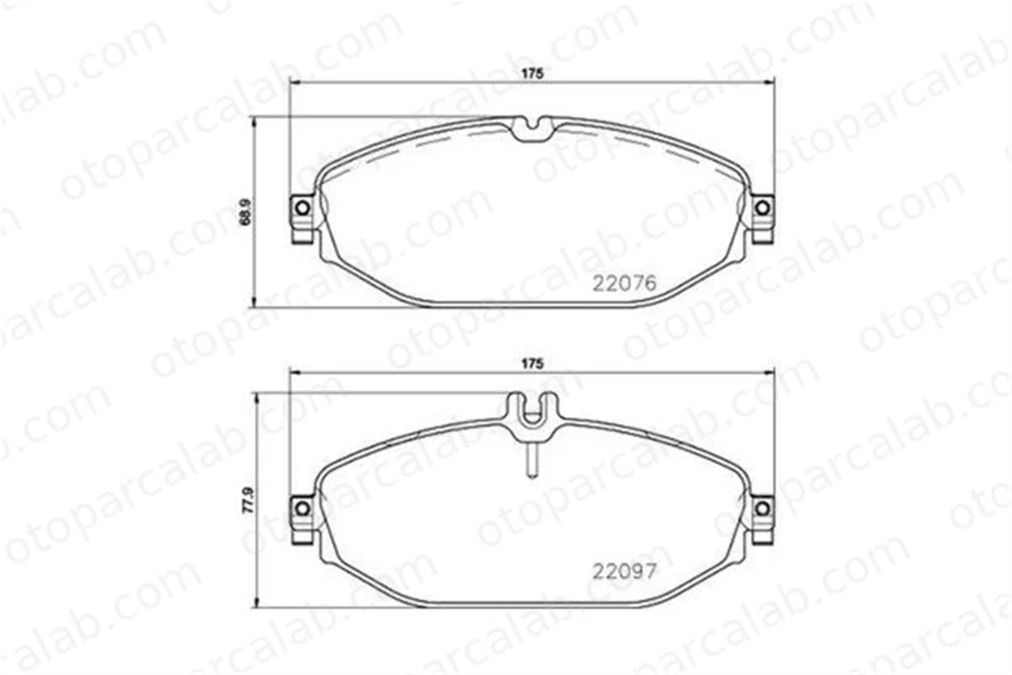 MAGNETI MARELLI 363700450124 Fren Disk Balata Ön MERCEDES-BENZ E-SERISI C-SERISI 363700450124 4209300