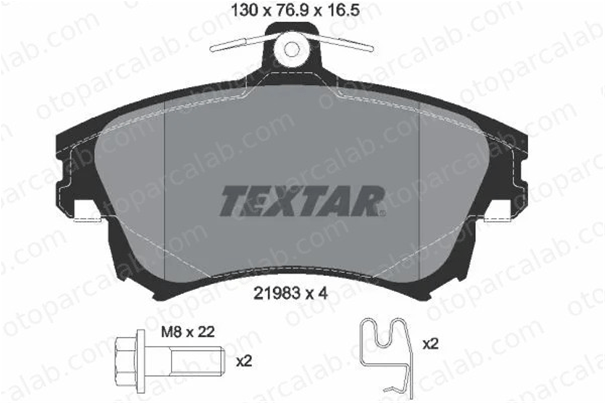 MAGNETI MARELLI 363700454036 Fren Disk Balata Ön MITSUBISHI COLT CZC VI Cabrio COLT VI 363700454036 4605A658