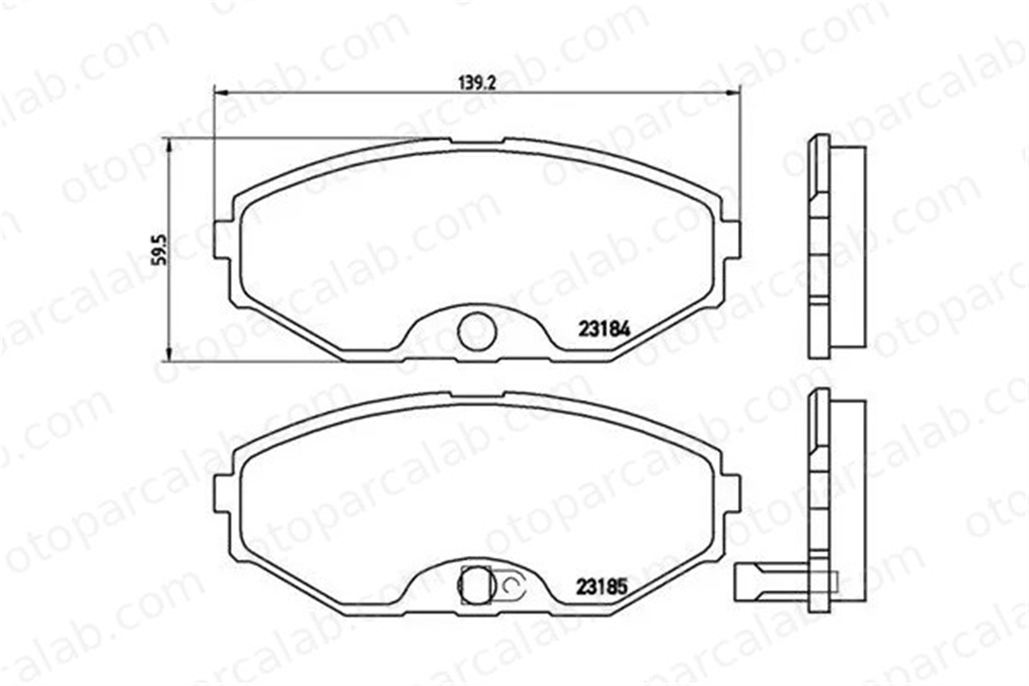 MAGNETI MARELLI 363700456045 Fren Disk Balata Ön NISSAN MAXIMA / MAXIMA QX V CEFIRO III Sedan 363700456045 4106066U91