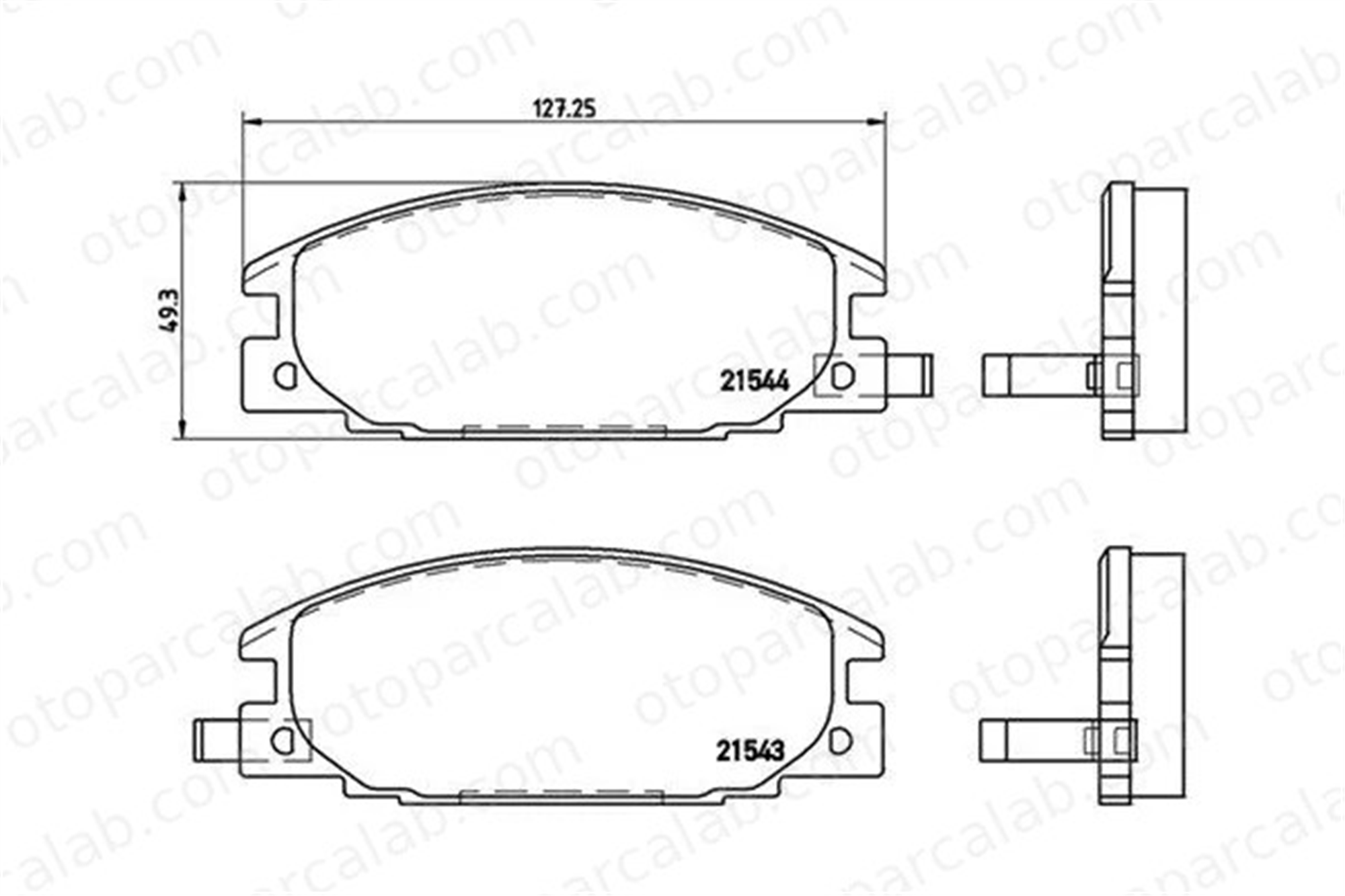 MAGNETI MARELLI 363700459015 Fren Disk Balata Ön OPEL CAMPO ISUZU KB 363700459015 894335787