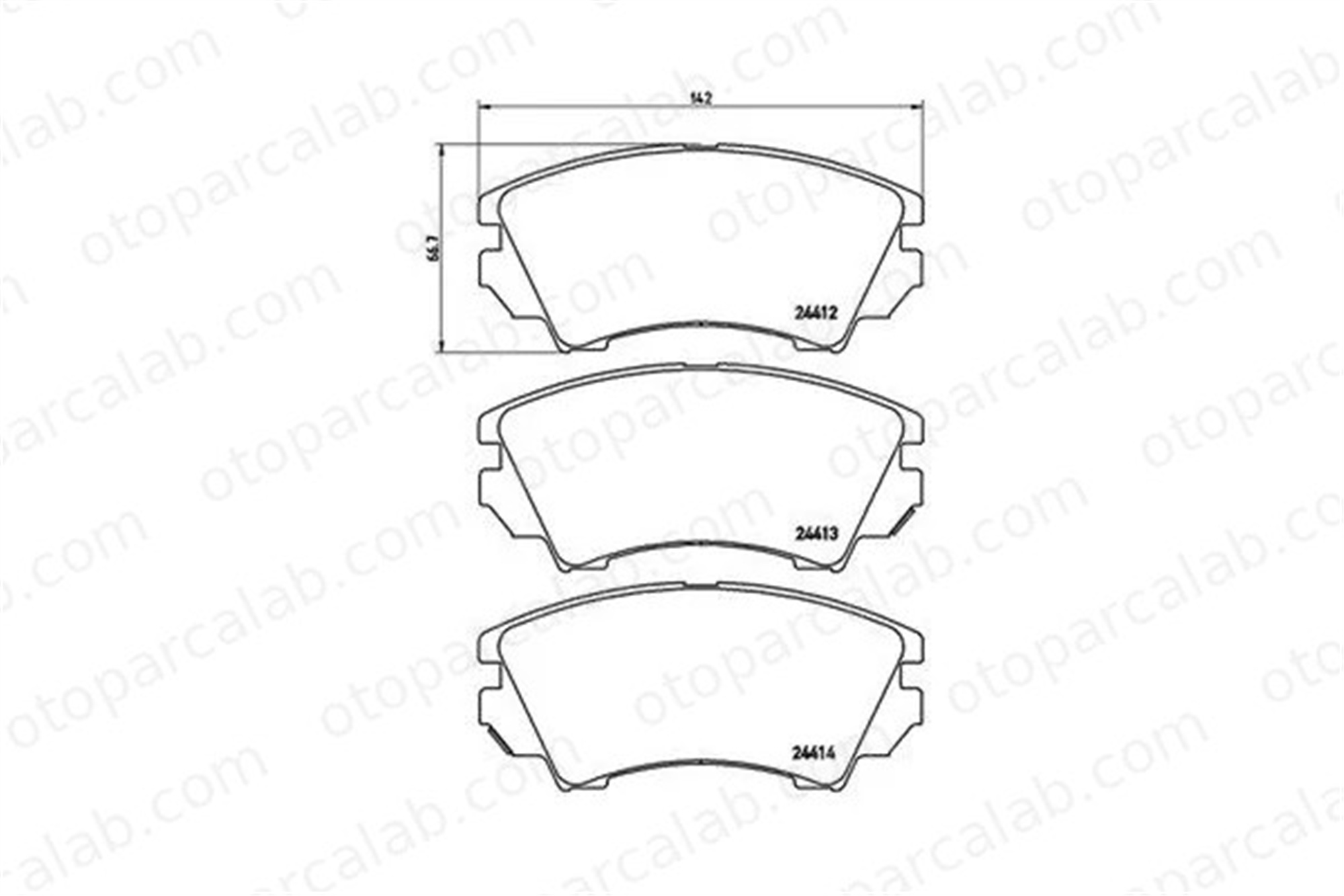 MAGNETI MARELLI 363700459055 Fren Disk Balata Ön OPEL INSIGNIA A INSIGNIA A Sports Tourer 363700459055 26292744