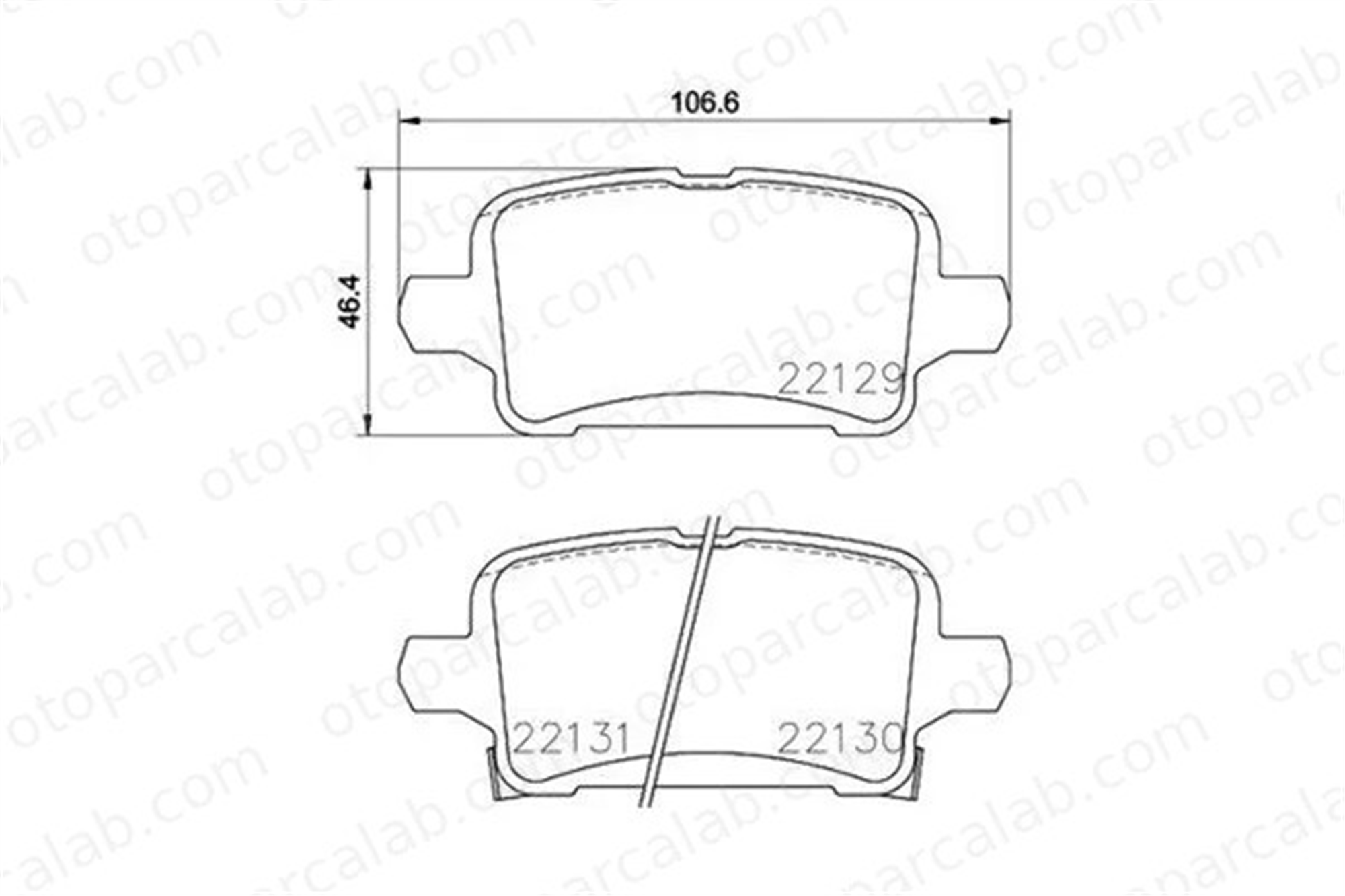 MAGNETI MARELLI 363700459090 Fren Disk Balata Arka OPEL ASTRA K ASTRA K Sports Tourer 363700459090 13454674