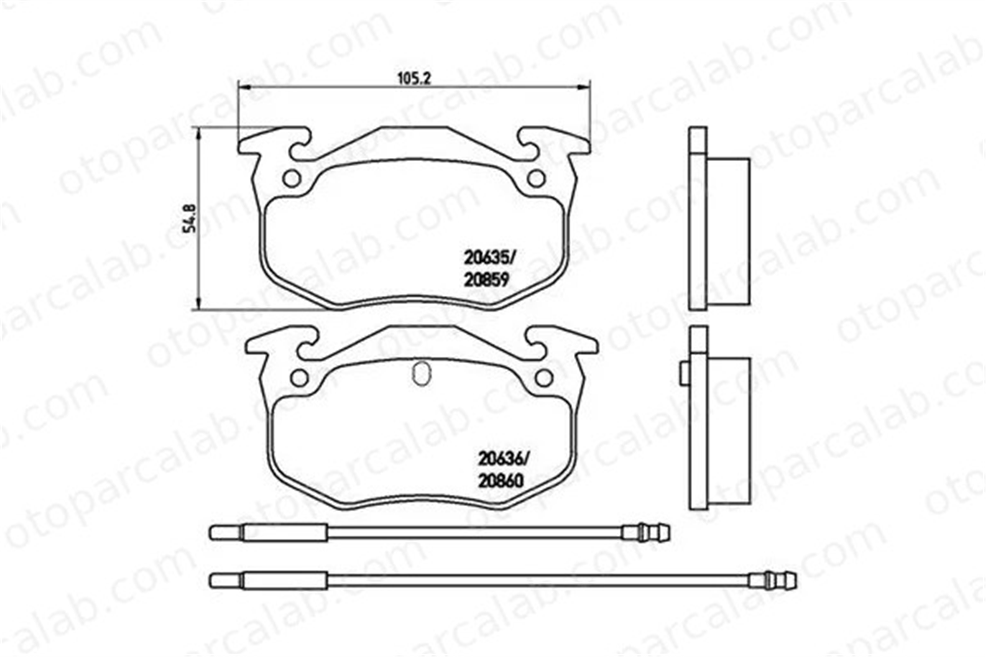 MAGNETI MARELLI 363700461029 Fren Disk Balata Ön veya Arka CITROËN BX BX Break 363700461029 7701170172