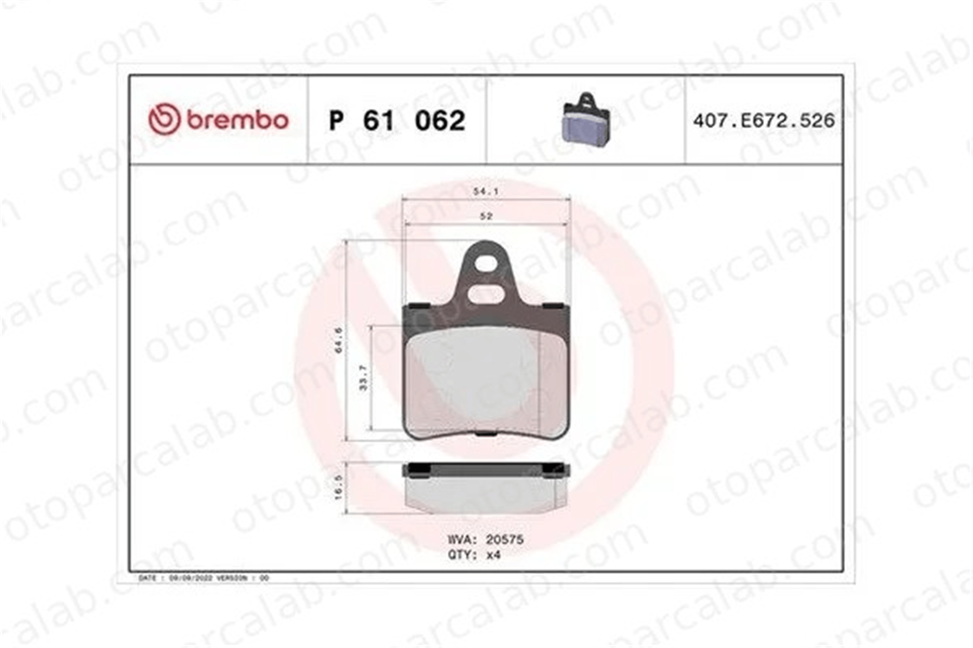 MAGNETI MARELLI 363700461062 Fren Disk Balata Arka CITROËN BX BX Break 363700461062 1617281280