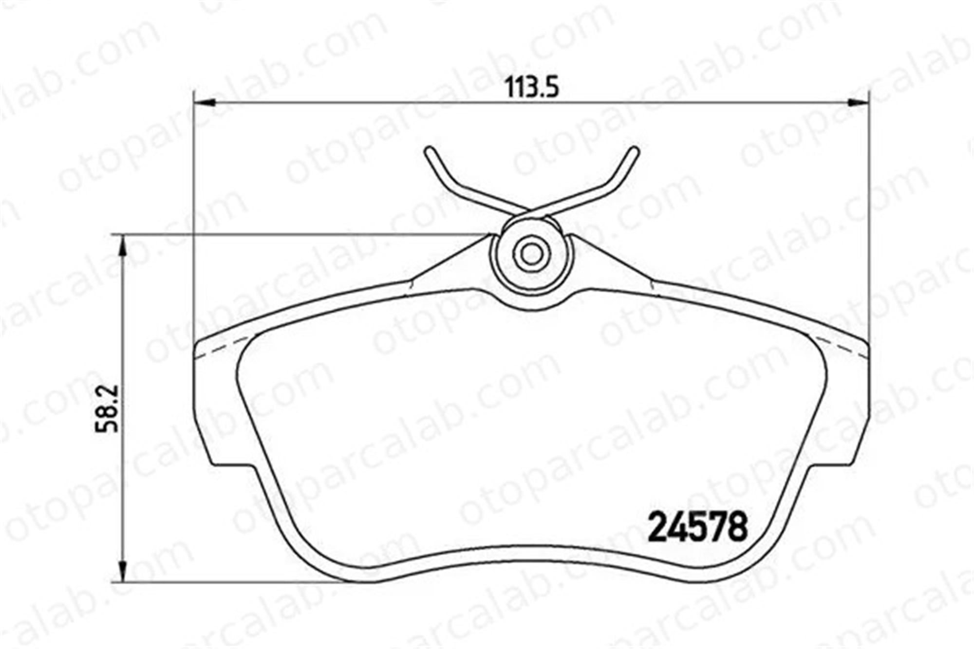 MAGNETI MARELLI 363700461095 Fren Disk Balata Arka PEUGEOT EXPERT TEPEE CITROËN JUMPY 363700461095 1611839580