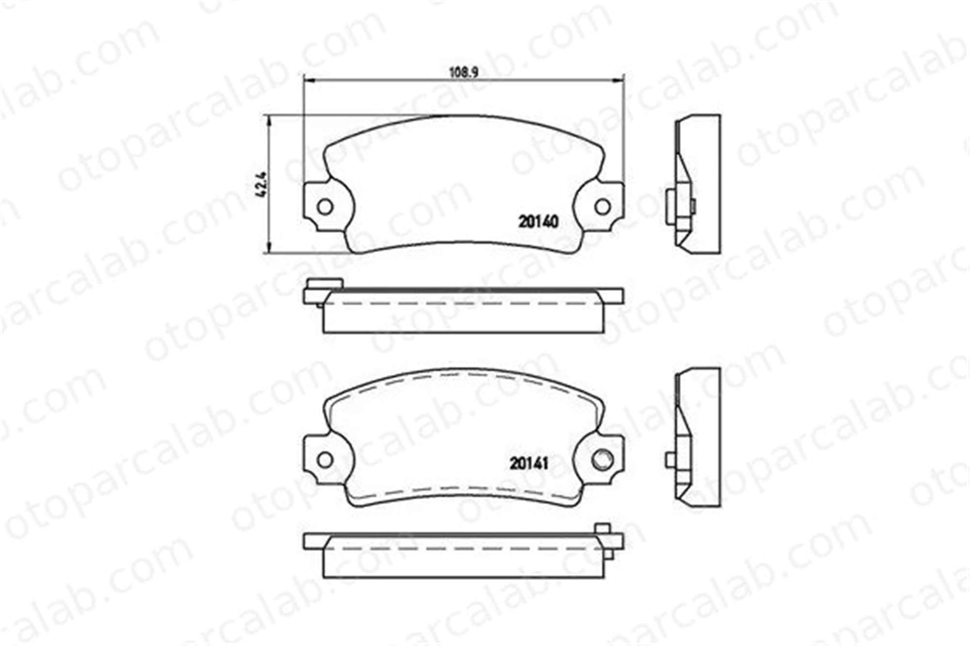 MAGNETI MARELLI 363700468004 Fren Disk Balata Ön RENAULT 5 PEUGEOT 104 363700468004 7797444870