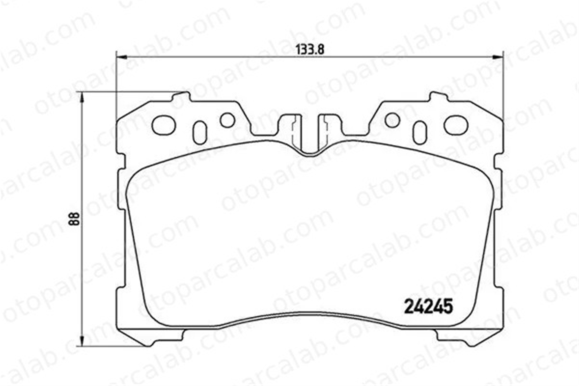 MAGNETI MARELLI 363700483075 Fren Disk Balata Ön LEXUS LS 363700483075 44650W110
