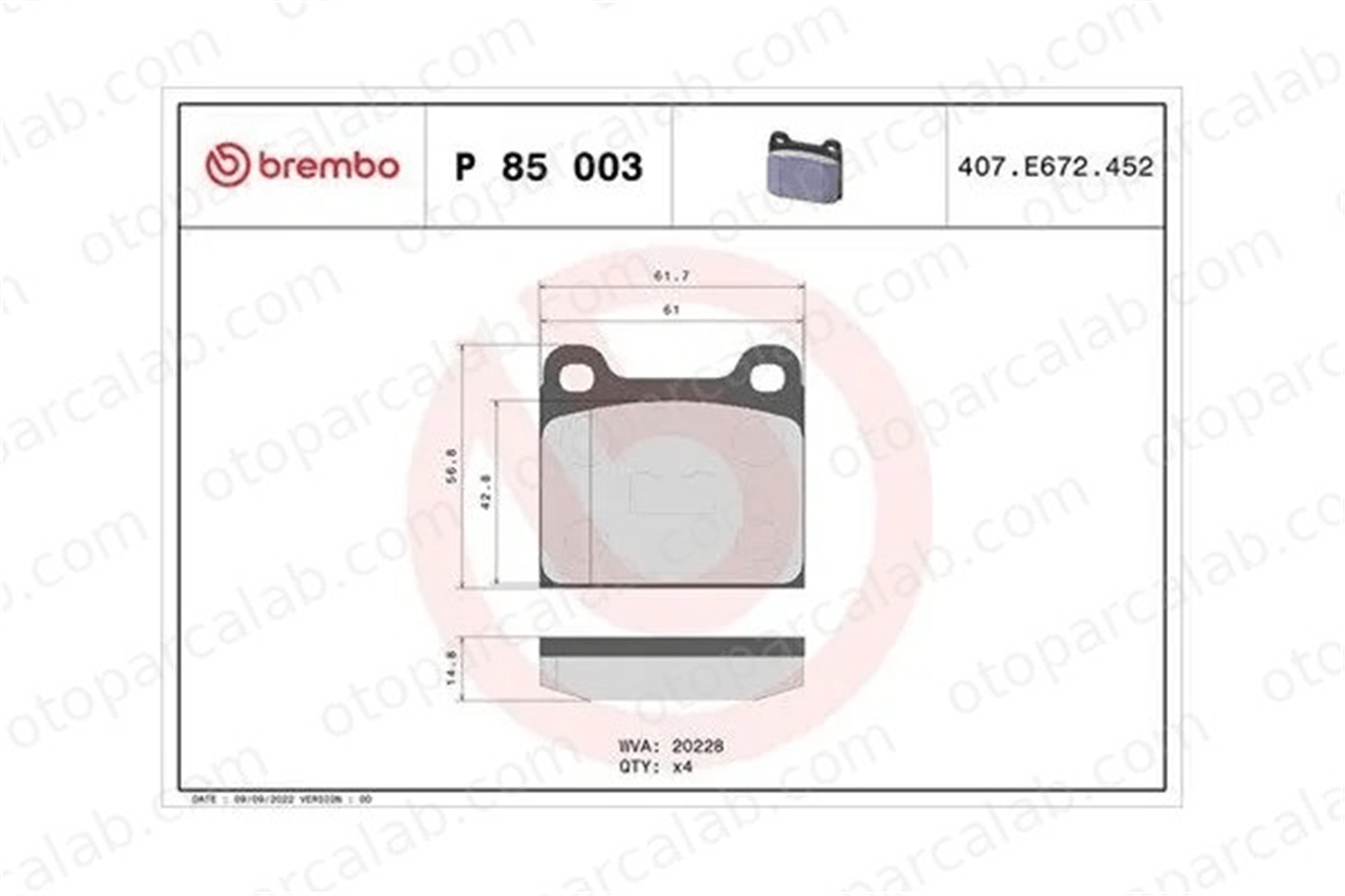 MAGNETI MARELLI 363700485003 Fren Disk Balata Ön VW DERBY AUDI 80 B2 Sedan 363700485003 171698151E