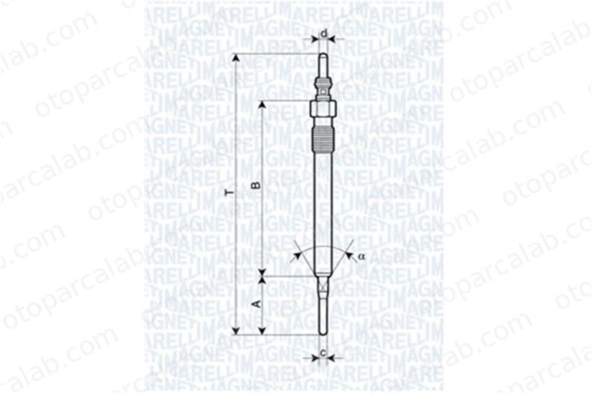 MAGNETI MARELLI 60900620606 Isıtma Bujisi AUDI A5 Sportback Q5 3L963319 03L 963 319