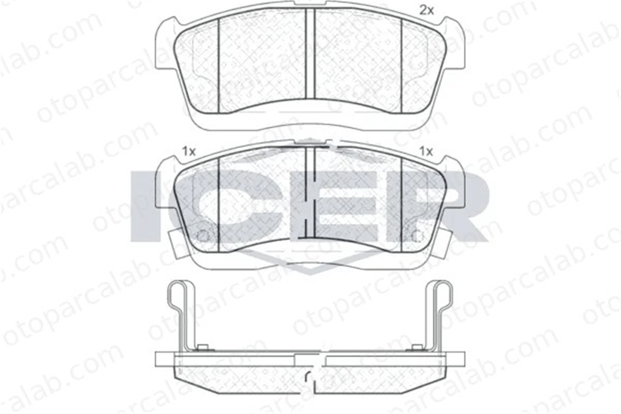 MAHER 00178 Fren Disk Balata Ön DAIHATSU SIRION CUORE VI 4465B1050 4465B1010