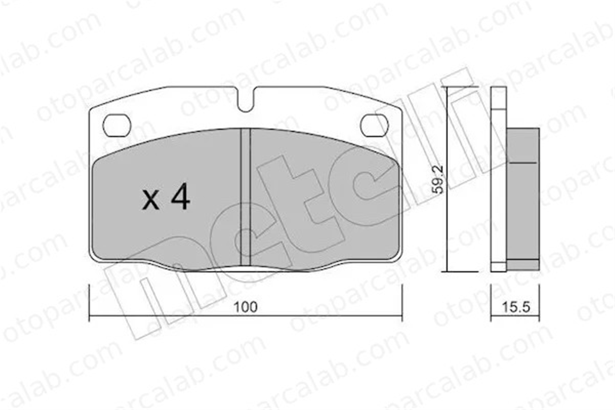MAHER 00486 Fren Disk Balata Ön OPEL KADETT E Hatchback KADETT E 1605870 1605463