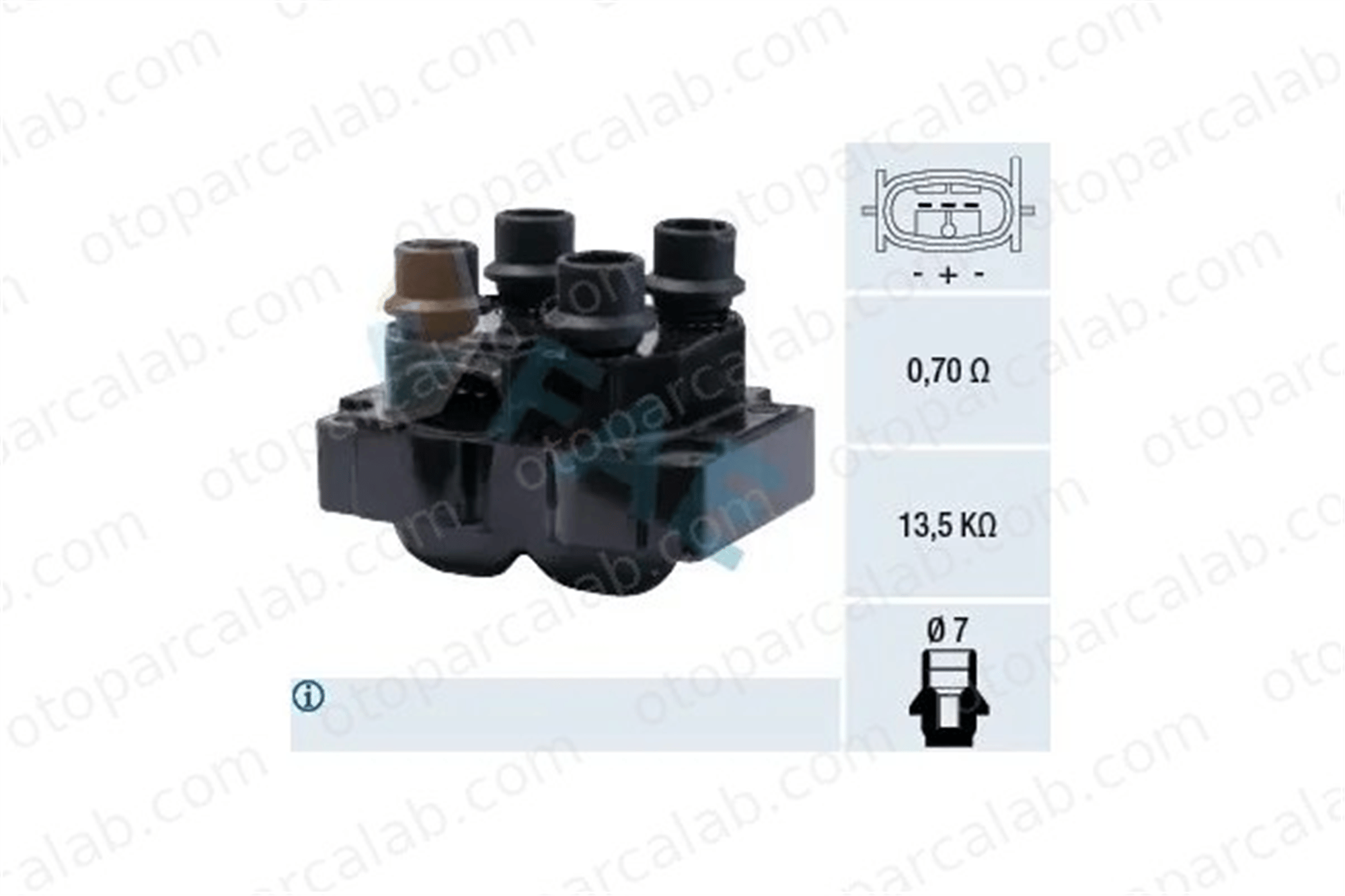 MAHER 00716 Ateşleme Bobini FORD FIESTA III ESCORT V 928F12029CA 1008886