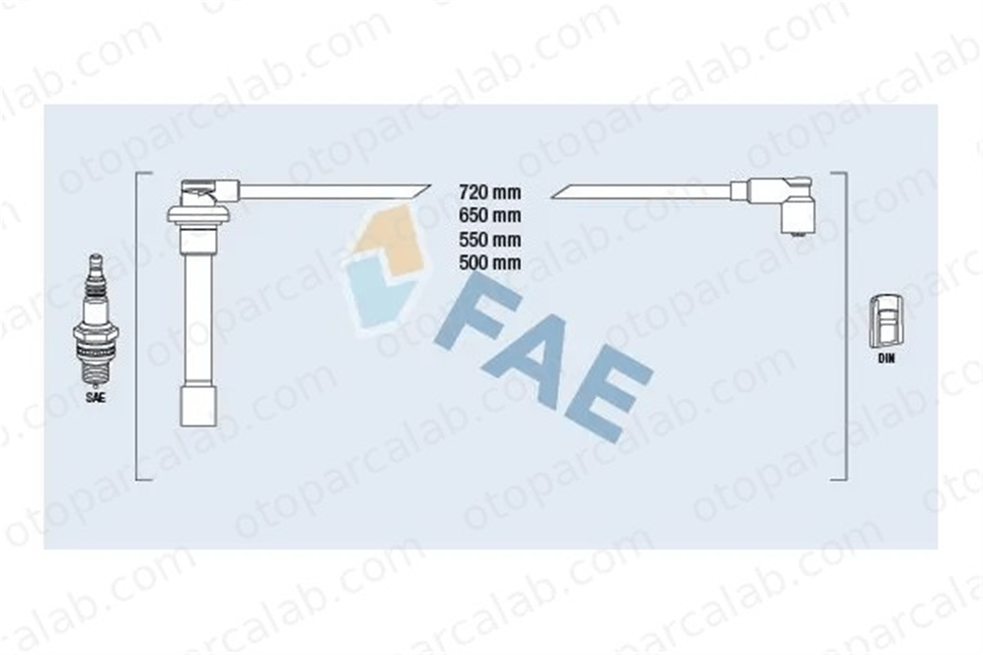 MAHER 02939 Buji Kablosu HONDA CIVIC VI Fastback CIVIC IV Hatchback 32722P2A003 32700P0AA00