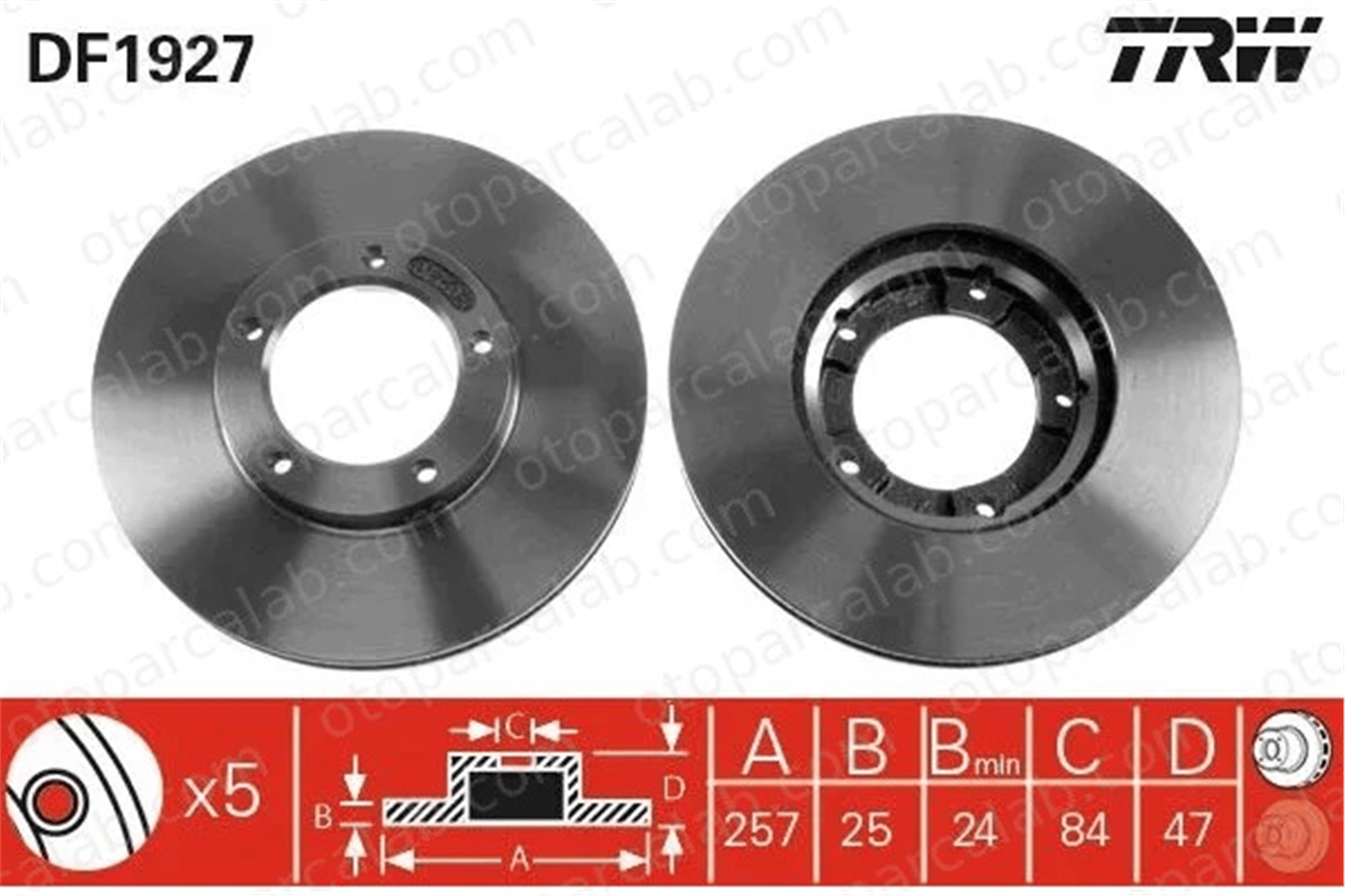 MAHER 03700 Fren Disk Ayna Ön Sağ ve Sol TOYOTA HILUX V Pick-up VW TARO 4351235170 4351260040