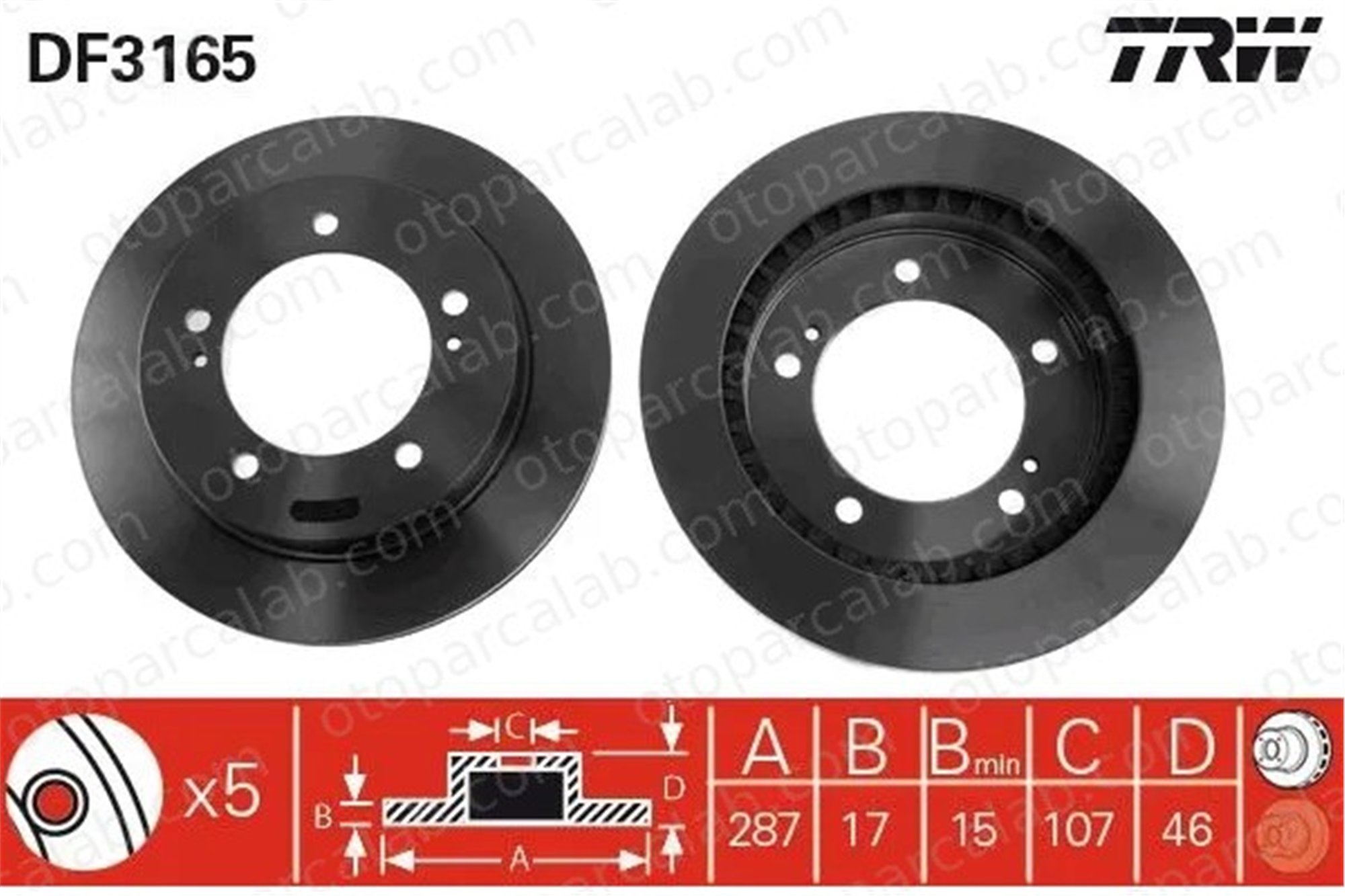 MAHER 03793 Fren Disk Ayna Ön Sağ ve Sol SUZUKI VITARA JIMNY SUV 5521156B00 5521156B01