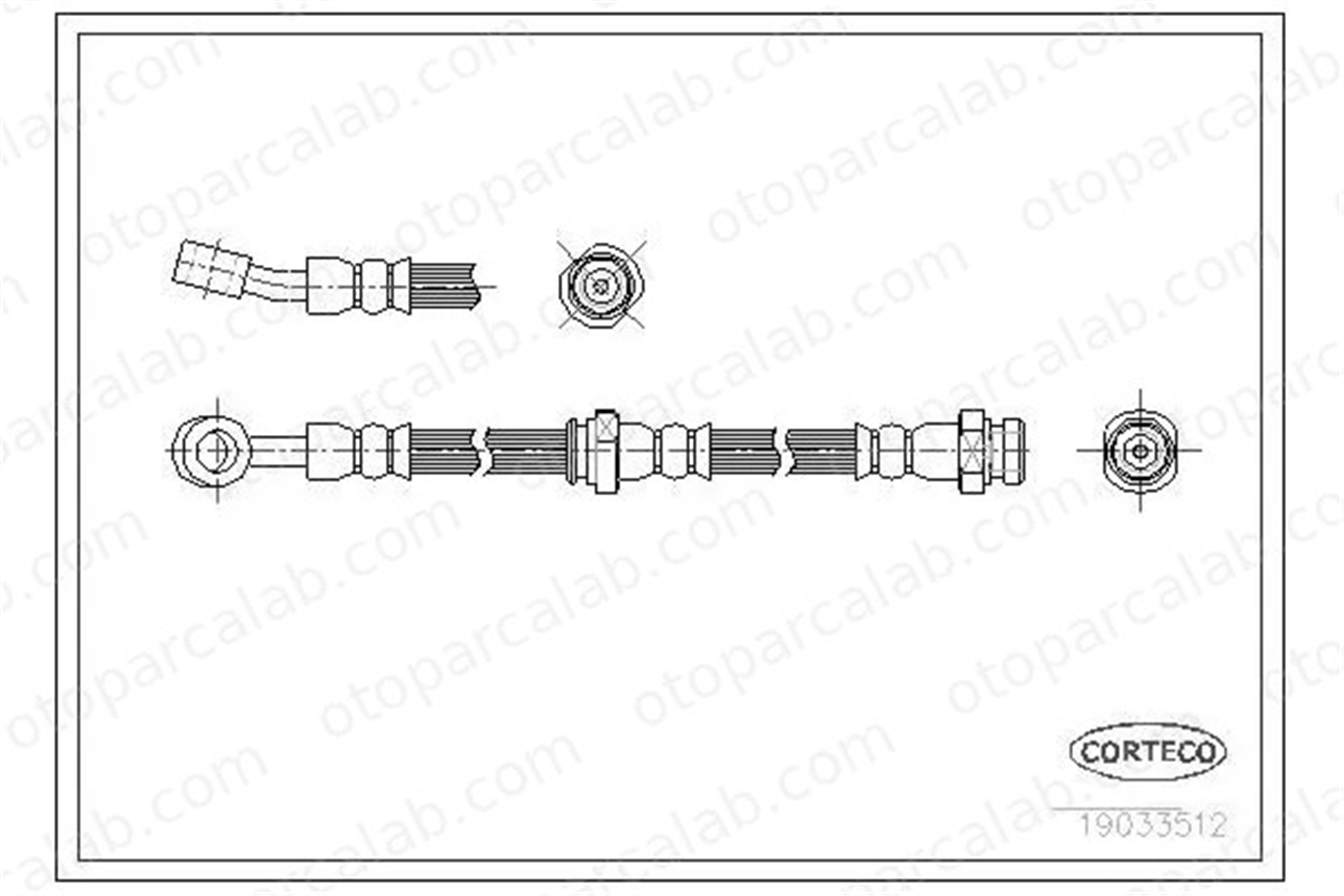 MAHER 04062 Fren Hortumu Ön Sağ HYUNDAI SANTA FÉ I 5881126020