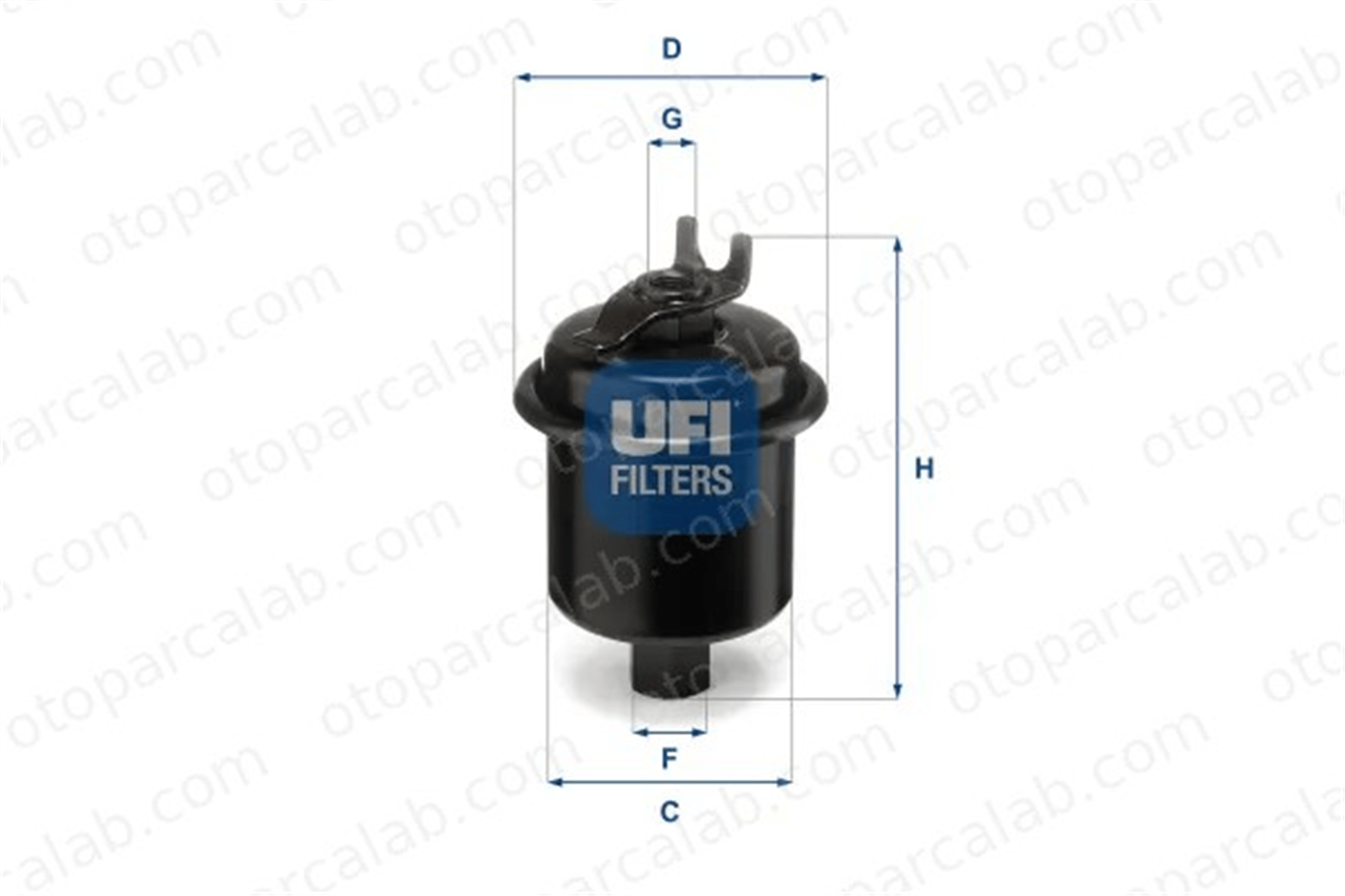 MAHER 04601 Yakıt Filtresi HONDA CIVIC VI Fastback CIVIC VI Aerodeck 16010ST5931 25176324