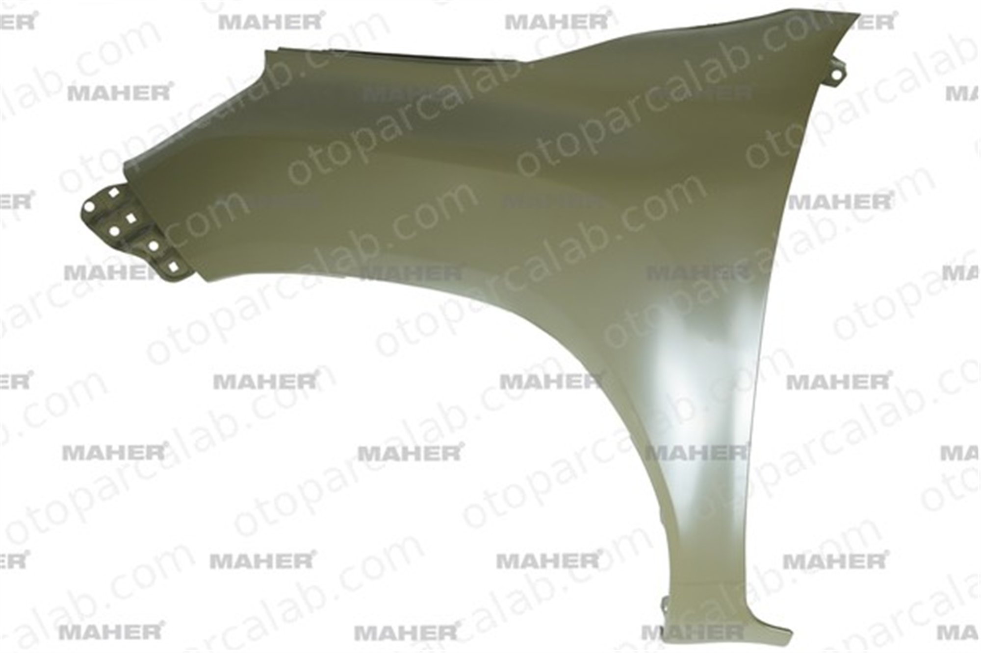 MAHER 05928 Çamurluk Ön Sol TOYOTA HILUX VIII Pick-up 53812KK030 53812KK050