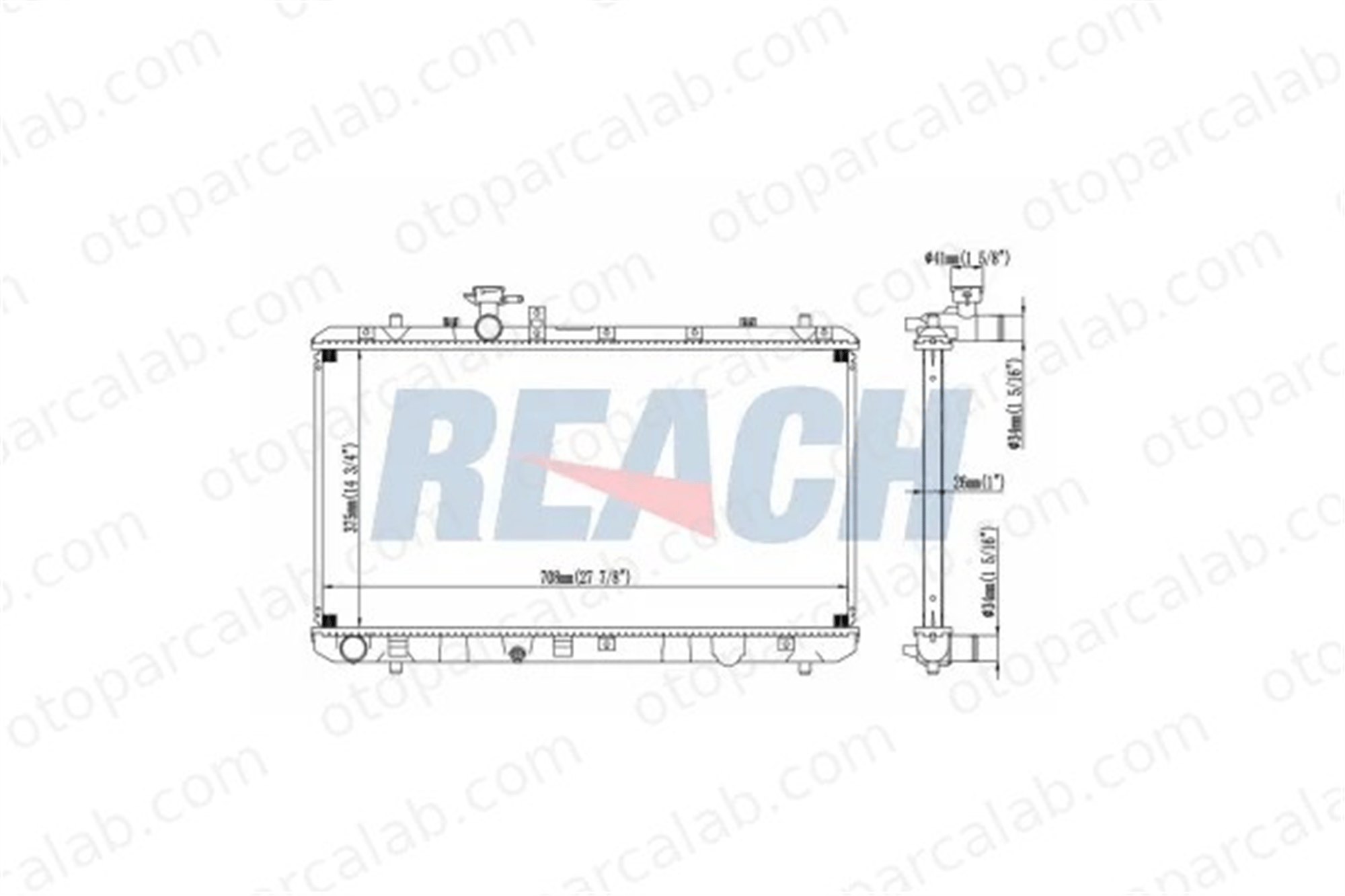 MAHER 10464 Su Radyatörü SUZUKI SX4 FIAT SEDICI 71742122 71742136