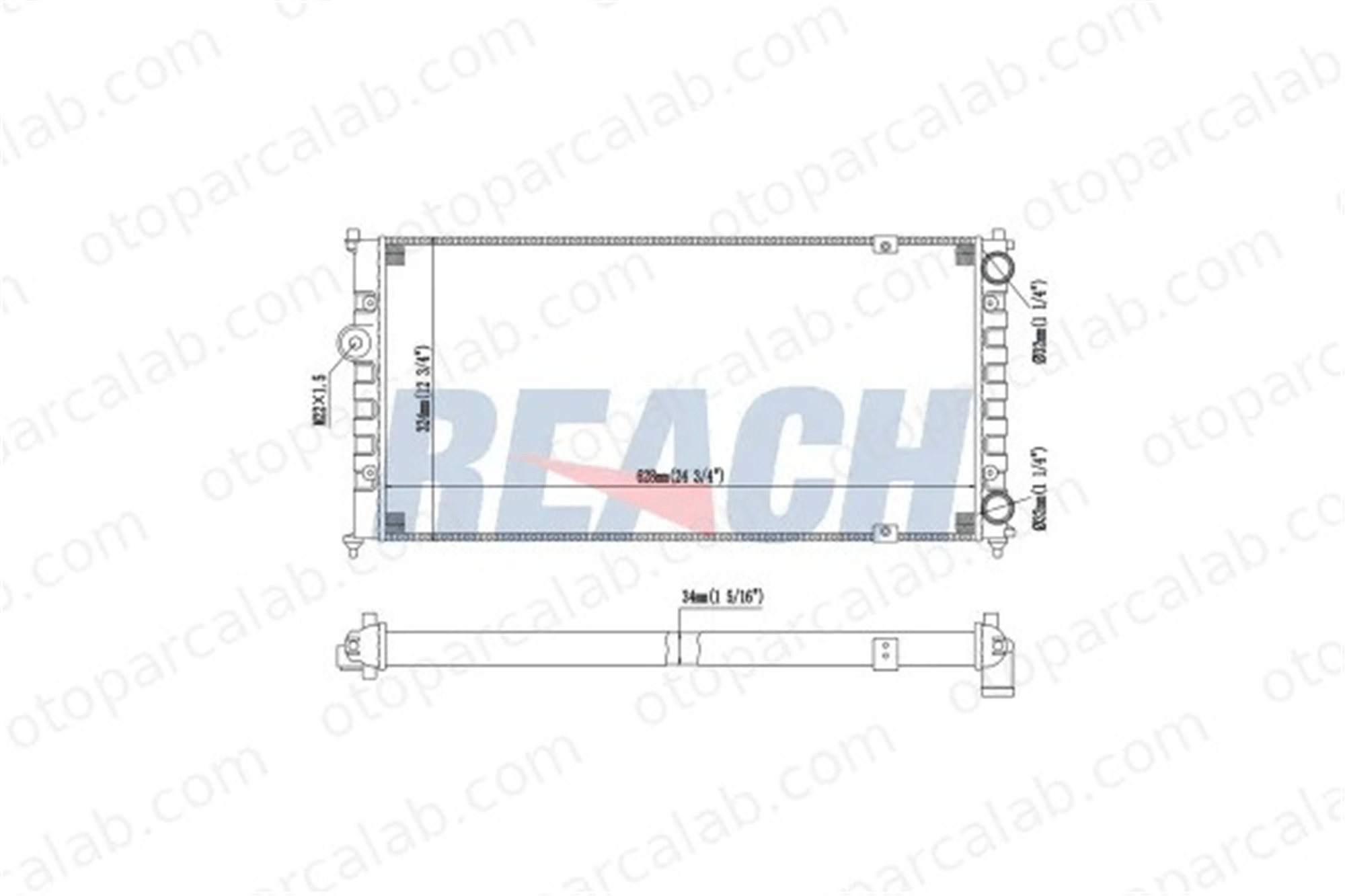 MAHER 10662 Su Radyatörü SEAT CORDOBA IBIZA II 6K0121253G 6K0121253A