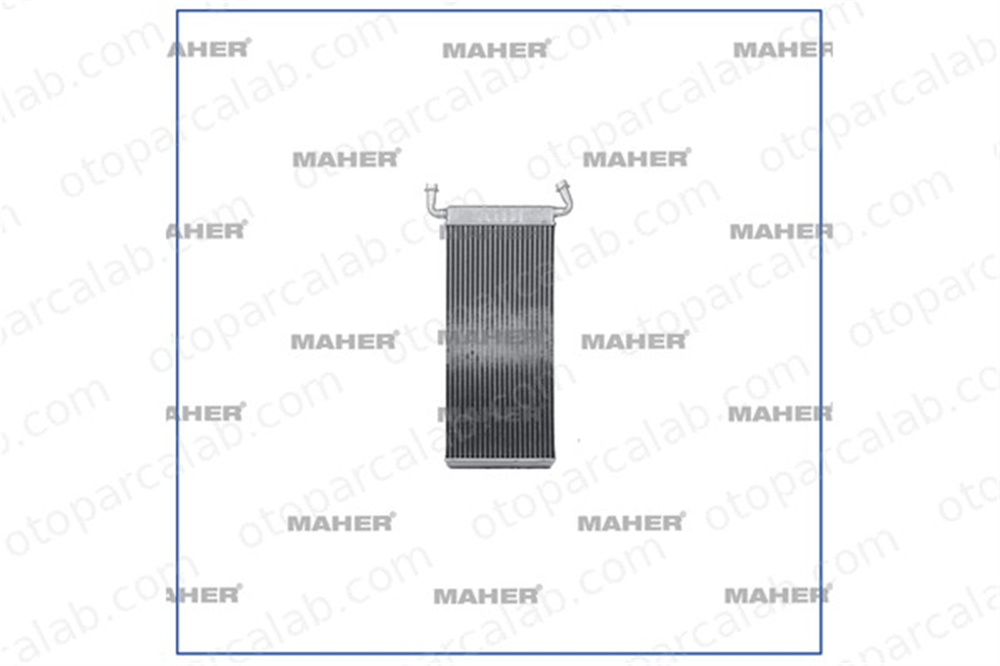 MAHER 10702 Kalorifer Radyatörü MERCEDES-BENZ SPRINTER 3,5-t Panelvan/Van SPRINTER 3,5-t Platform şasi 2E0819017C 38358901