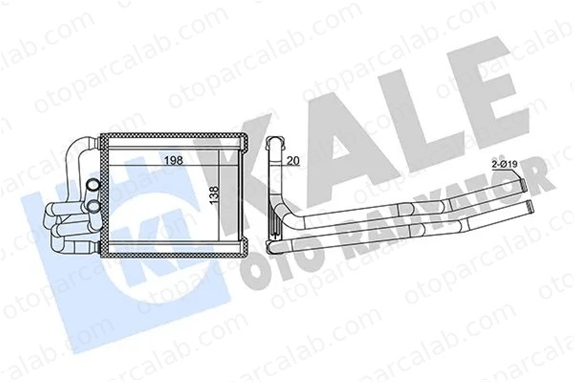 MAHER 10717 Kalorifer Radyatörü HYUNDAI i20 I 971381J000