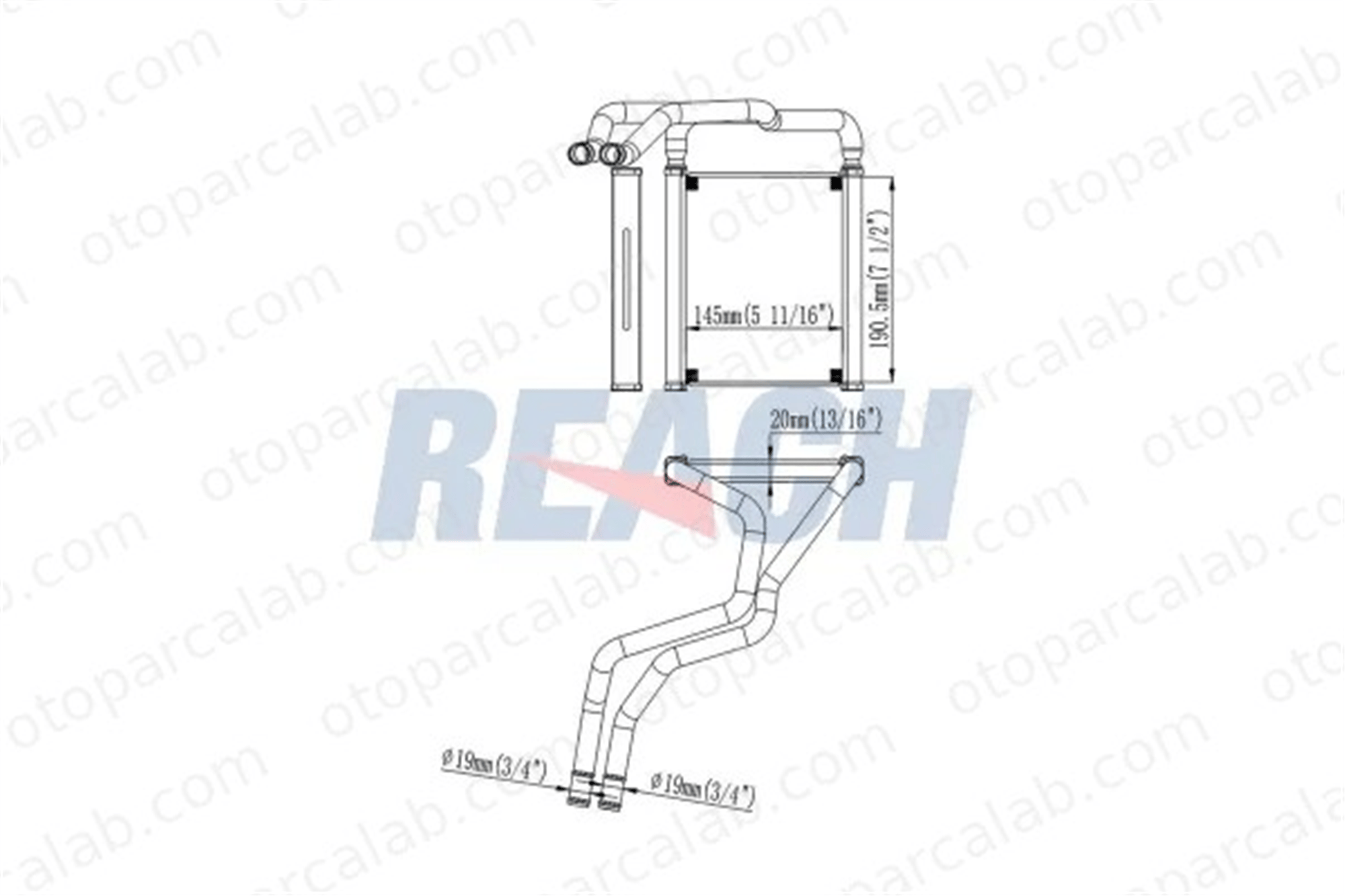 MAHER 10718 Kalorifer Radyatörü HYUNDAI i20 II i20 II Coupe 97138C8000