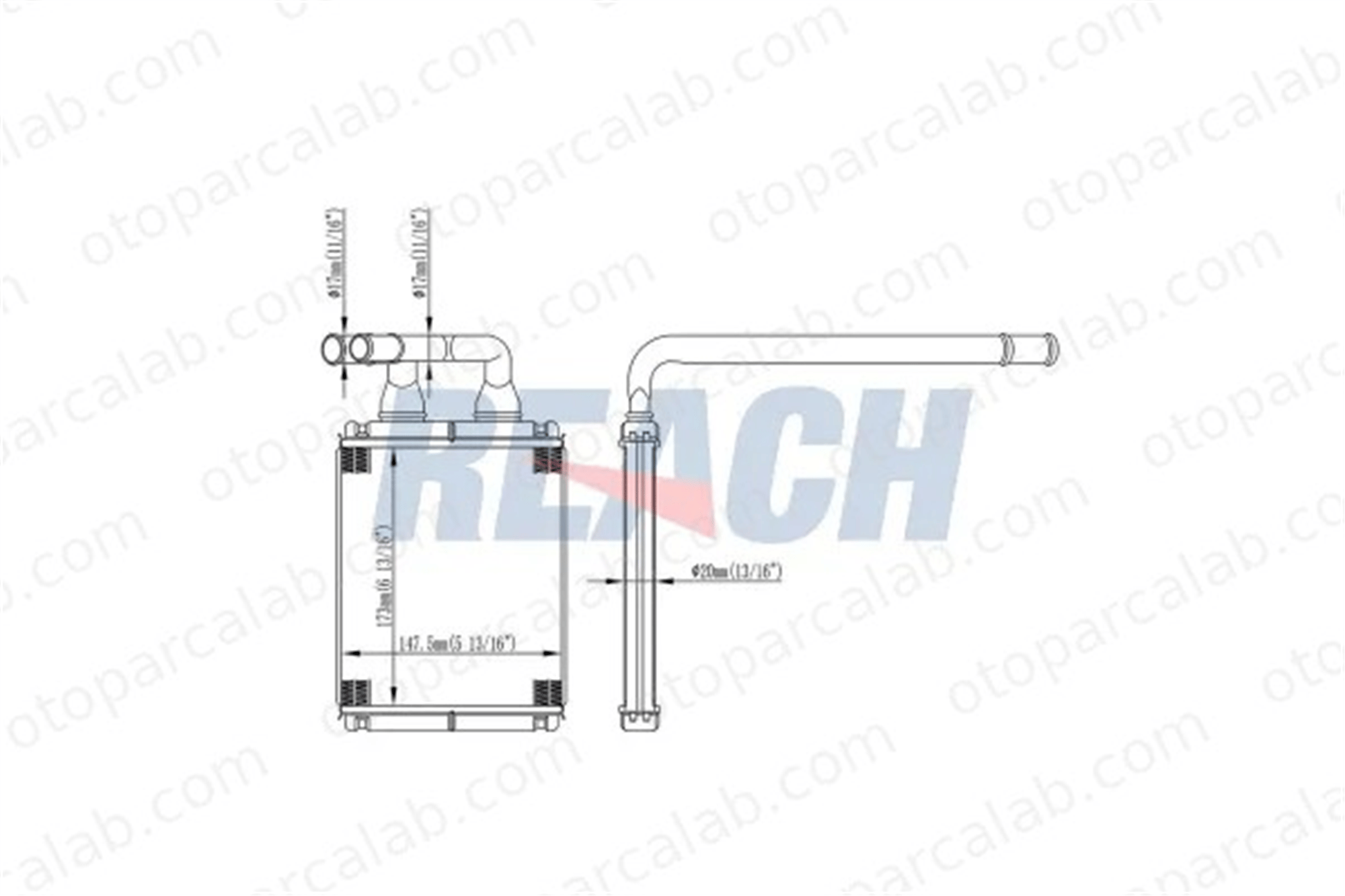 MAHER 10735 Kalorifer Radyatörü KIA PICANTO I 9713807000