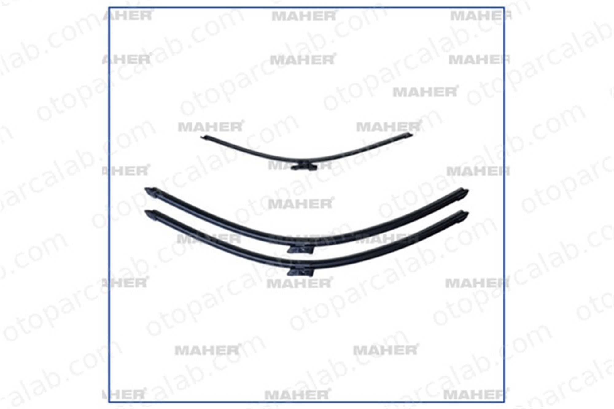 MAHER 11436 Silecek Süpürgesi Ön 600/600 mm - 24/24 inç VW TRANSPORTER T6 / CARAVELLE T6 Minibüs/Otobüs TRANSPORTER T6 Panelvan/Van 7E1998002 2H1998002