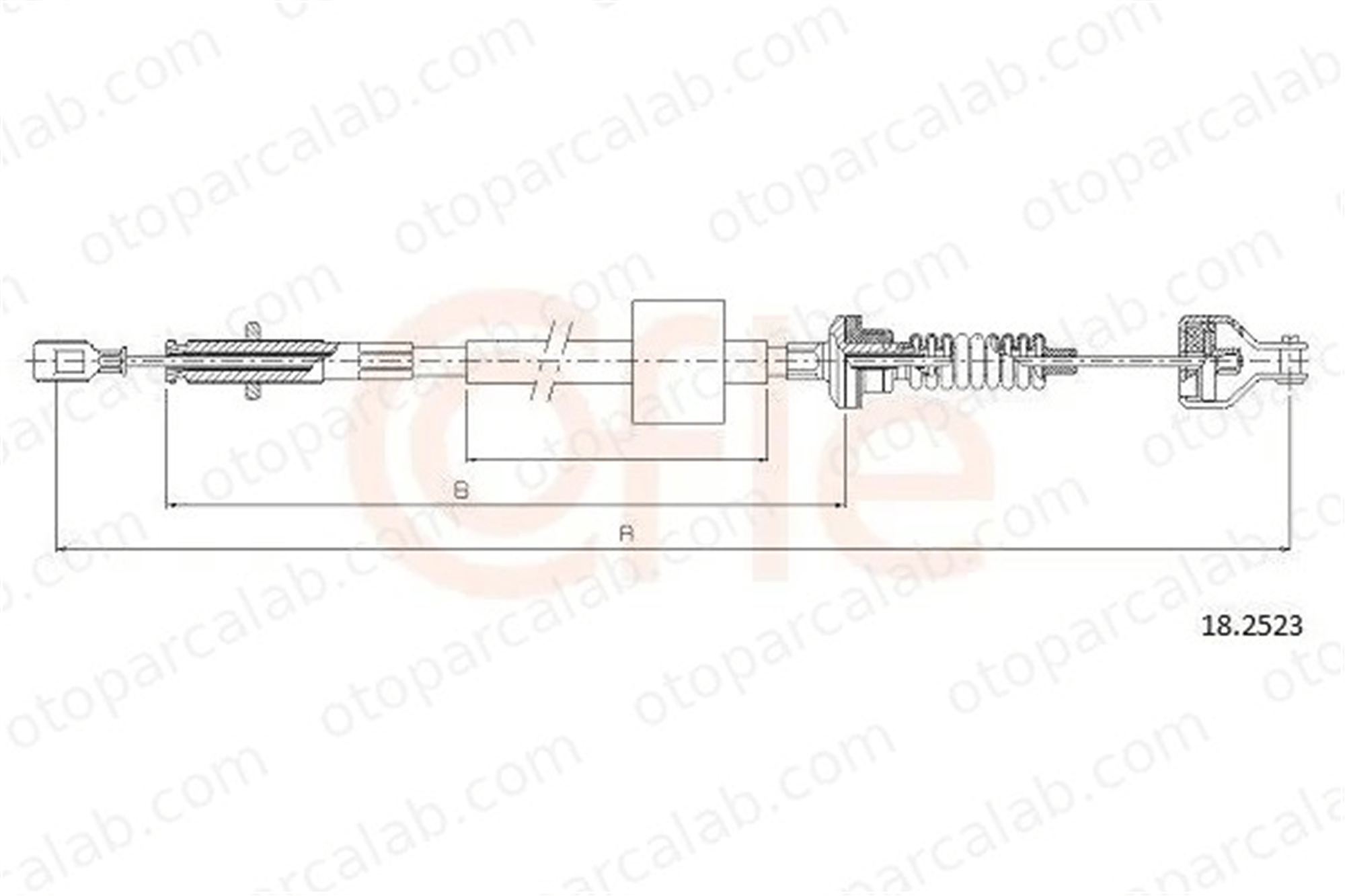 MAHER 11510 Debriyaj Teli HYUNDAI S COUPE 4151024003 4151024000