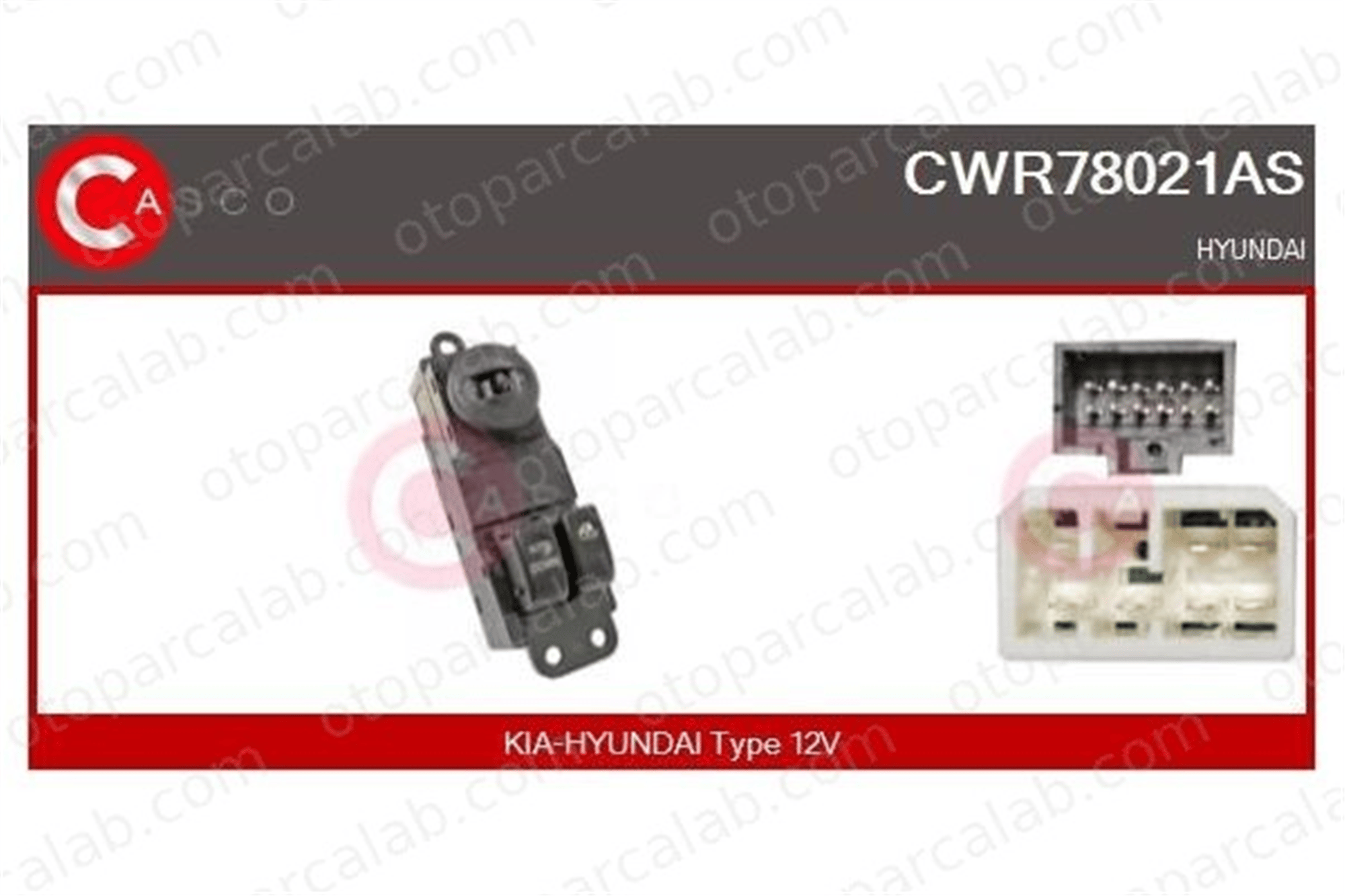 MAHER 11922 Cam Açma Düğmesi Ön Sol HYUNDAI H-1 / STAREX Minibüs/Otobüs 935704A000 935704A000LK