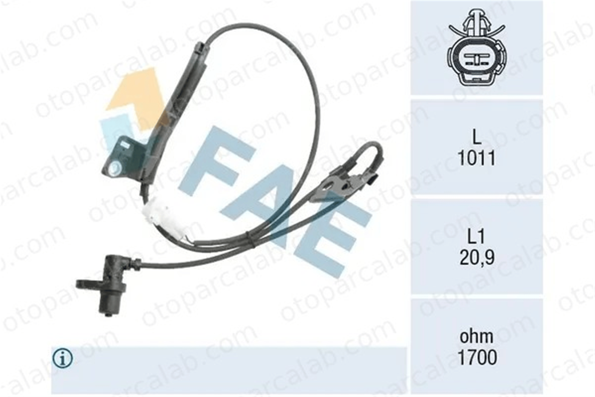 MAHER 12378 Abs Sensörü Ön Sağ TOYOTA COROLLA COROLLA Station wagon 8954212070