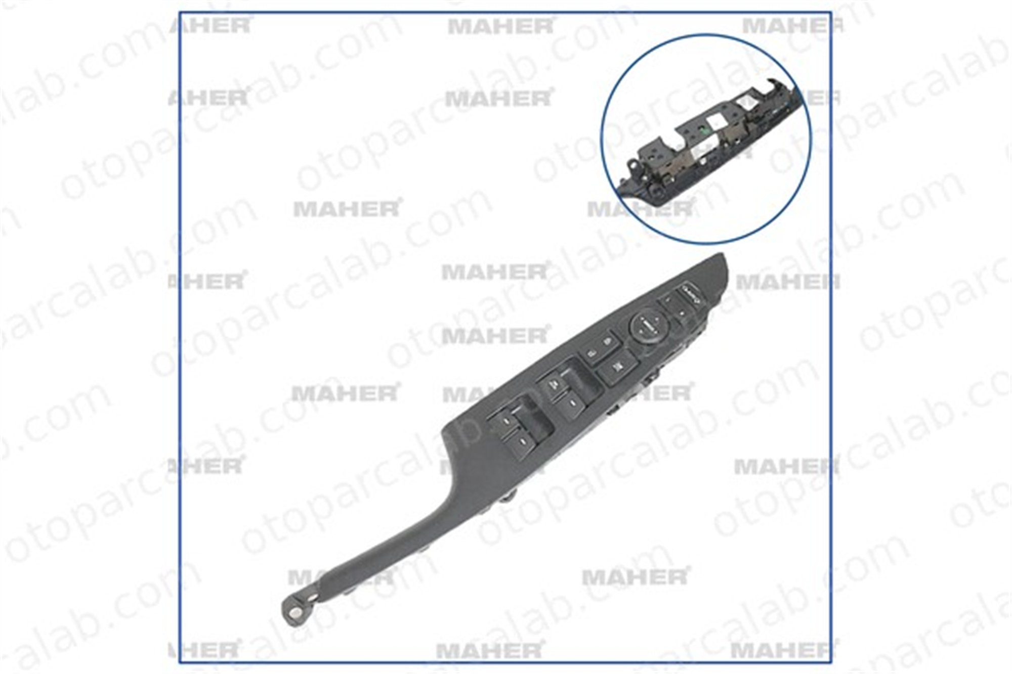 MAHER 15617 Cam Açma Düğmesi Ön Sol HYUNDAI TUCSON 93570D30414X