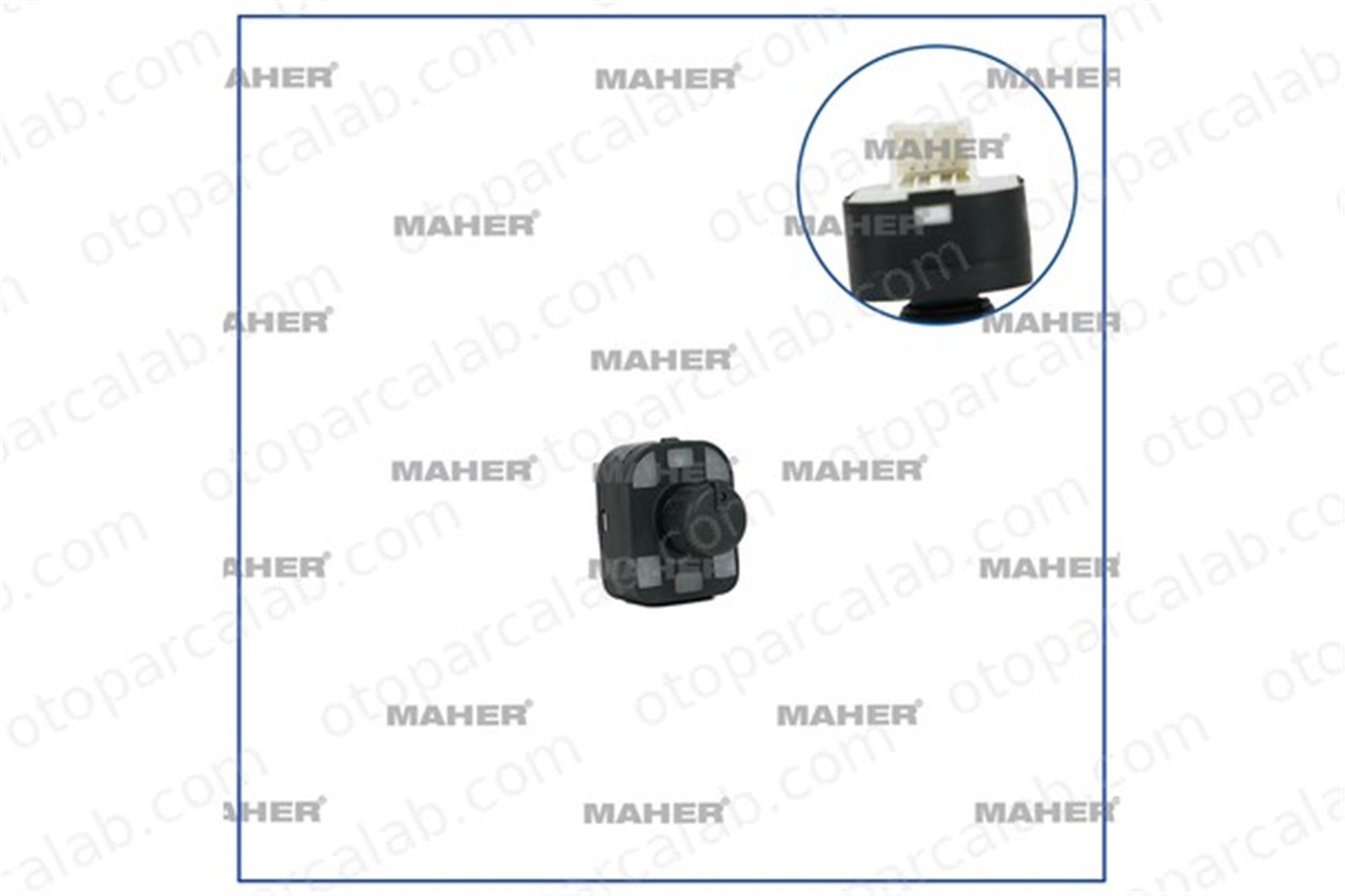 MAHER 15913 Ayna Kumanda Düğmesi AUDI A4 B7 A4 B7 Avant 8E0959565A 8E0959565A4PK