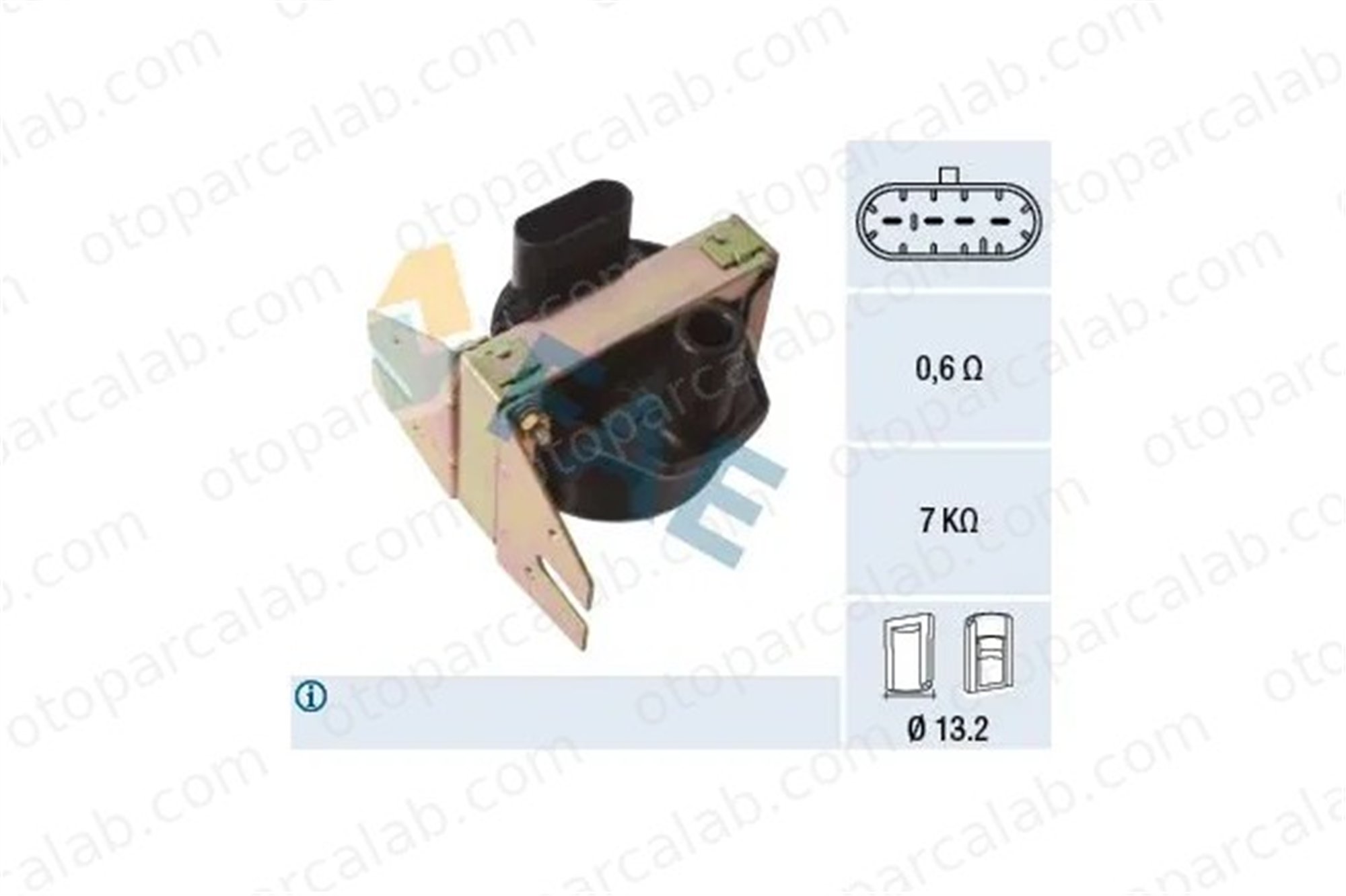 MAHER 19100 Ateşleme Bobini FIAT TEMPRA S.W. TIPO 7746151 138732